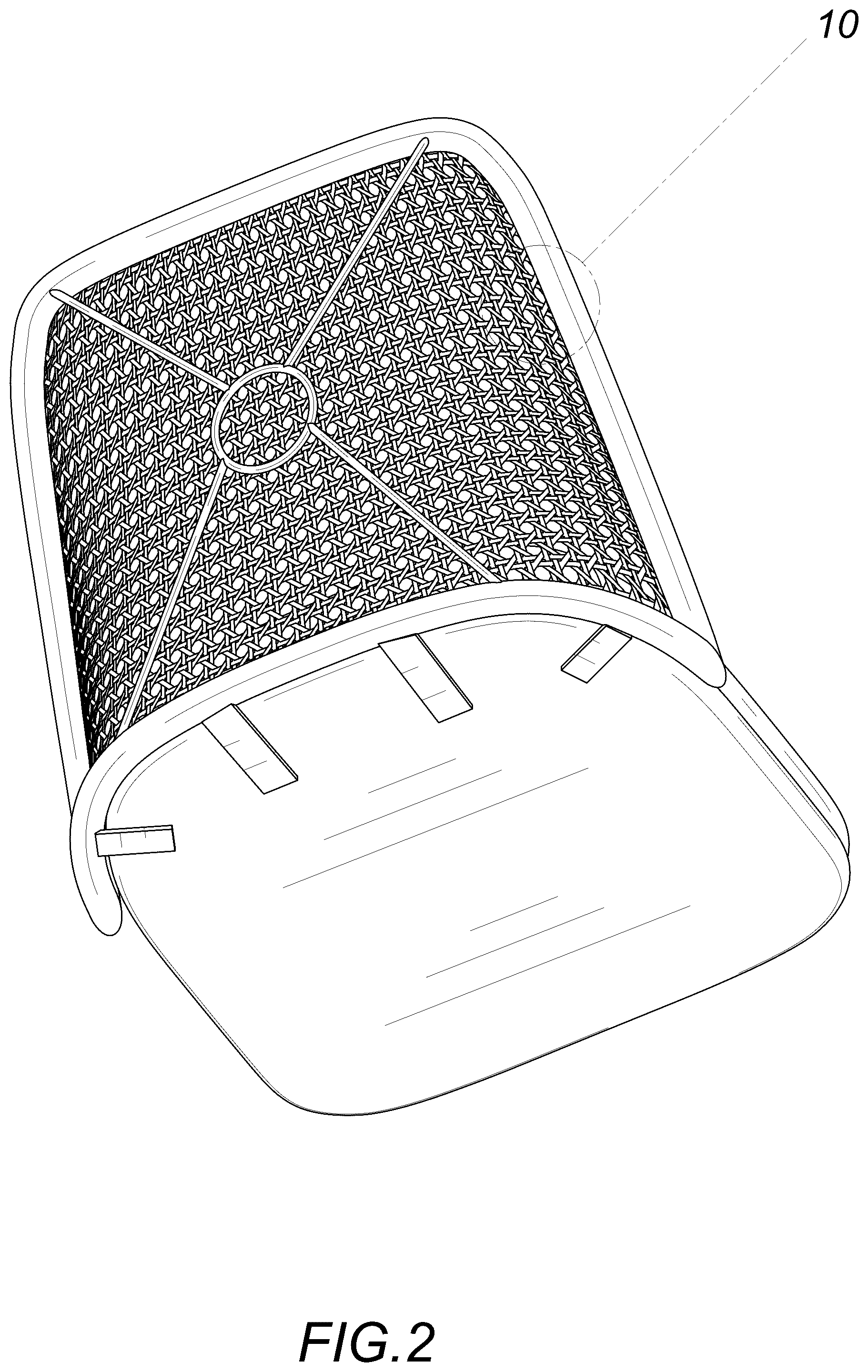 Patent USD1075385 Figure 2 – Chair