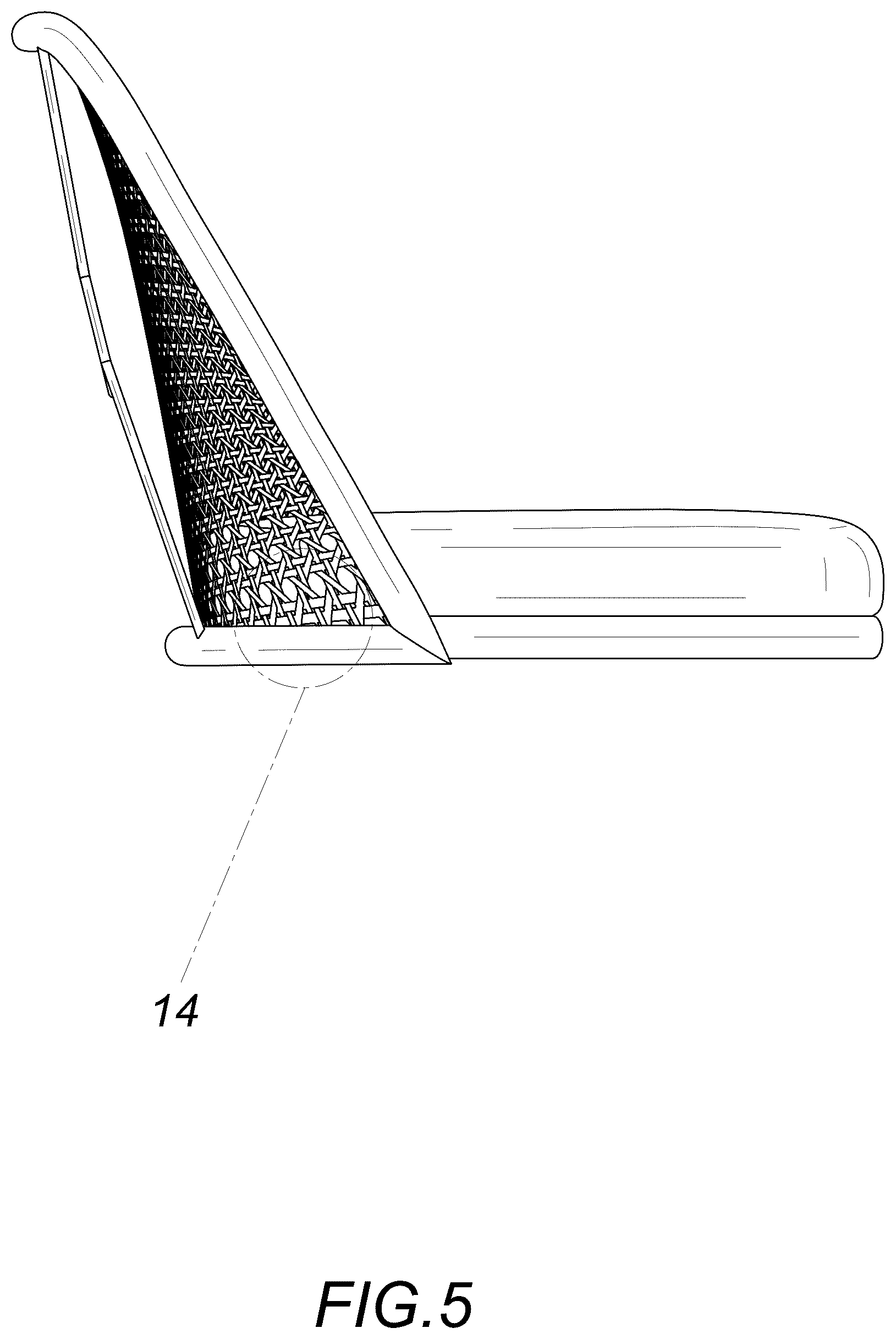 Patent USD1075385 Figure 5 – Chair