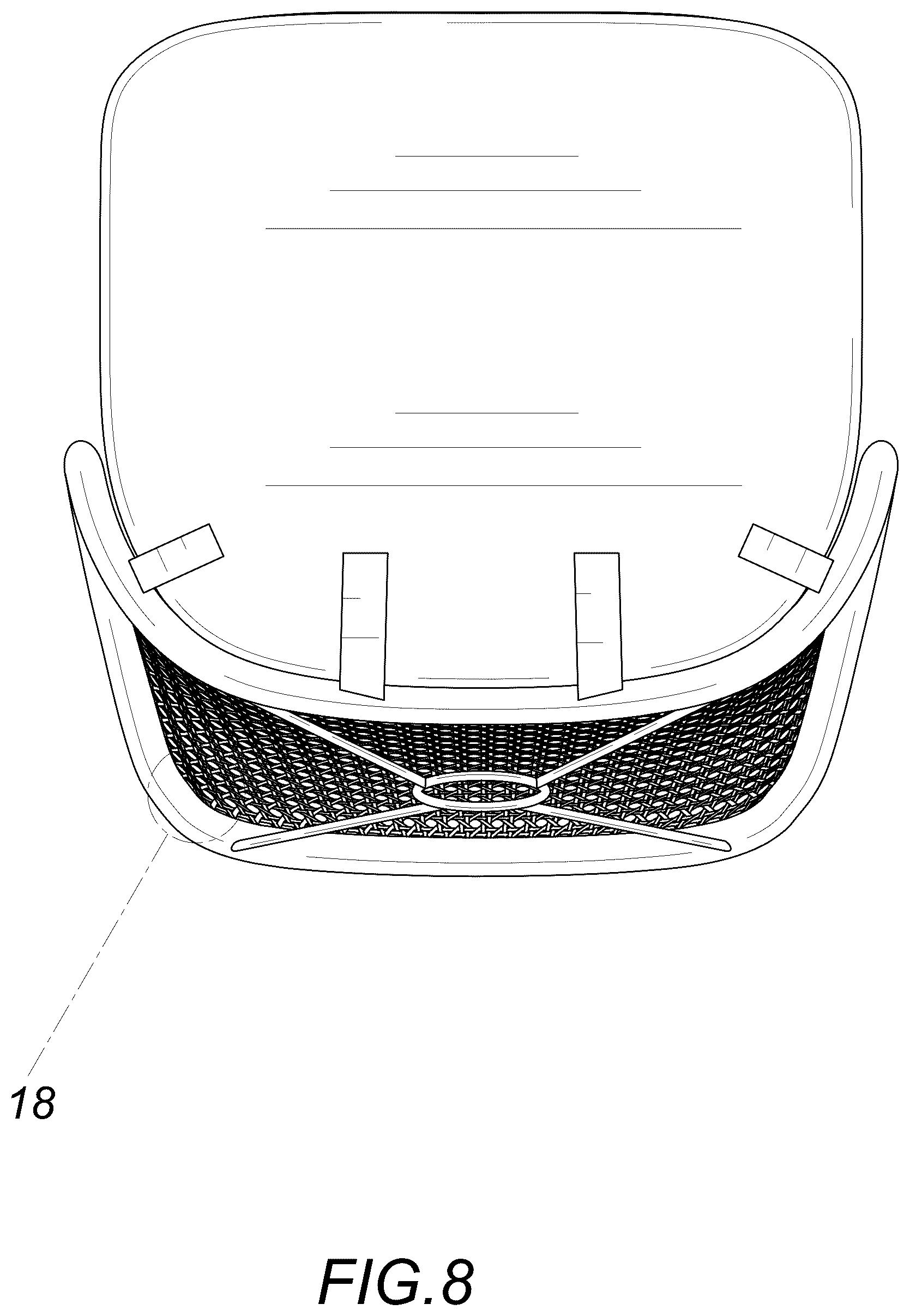 Patent USD1075385 Figure 8 – Chair