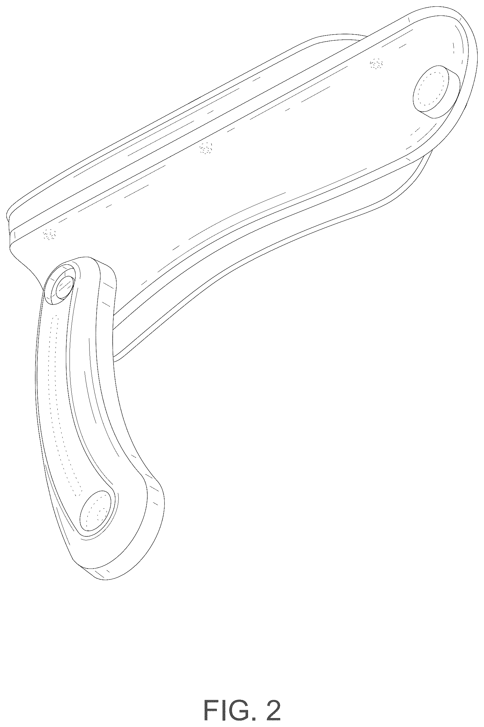 Patent USD1075386 Figure 2 – Armrest