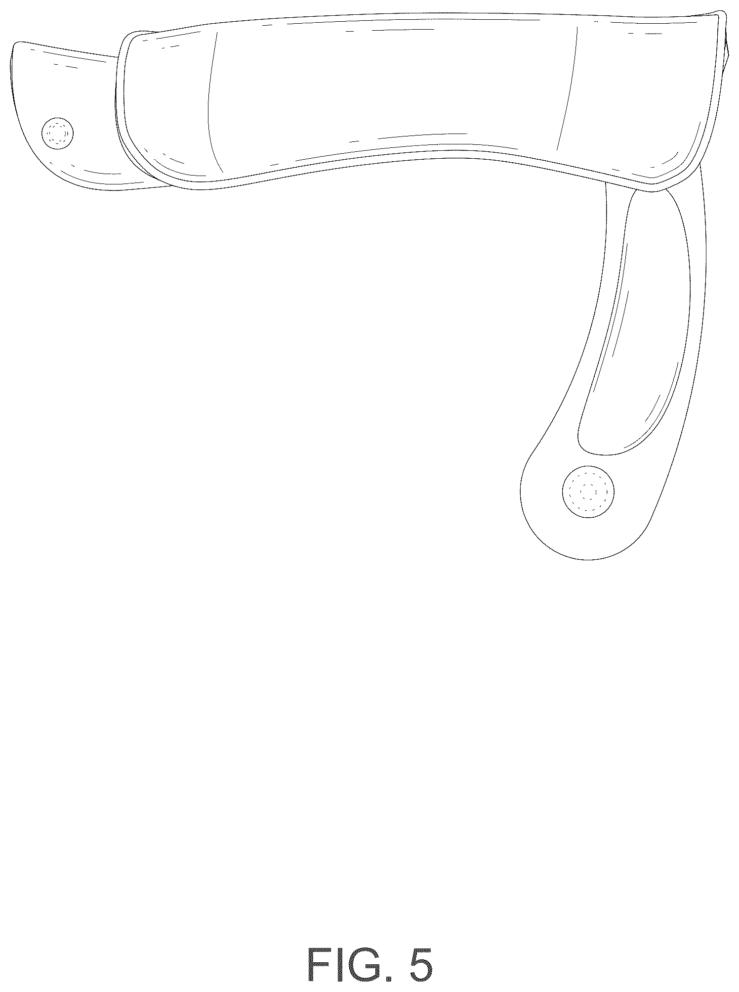 Patent USD1075386 Figure 5 – Armrest