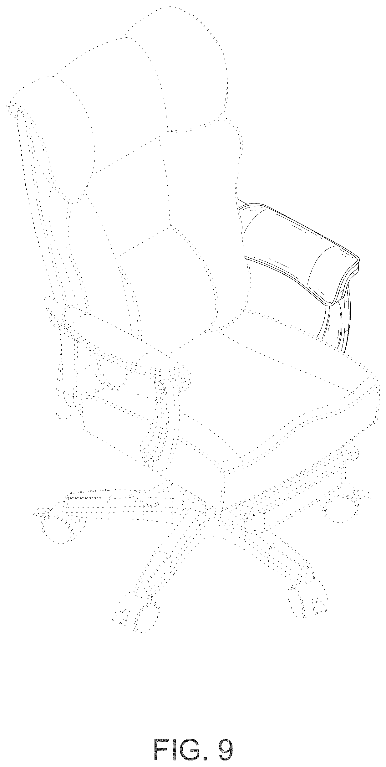 Patent USD1075386 Figure 9 – Armrest