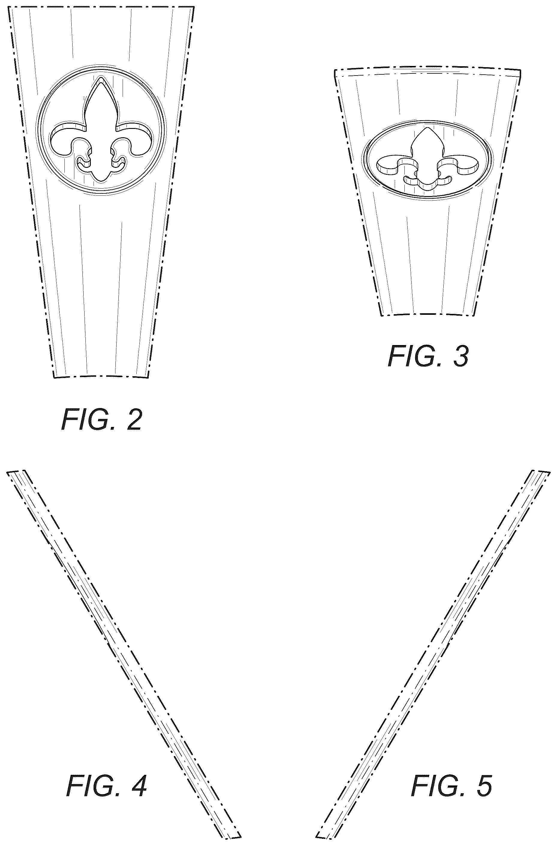 Patent USD1075387 Figure 2 – Chair back