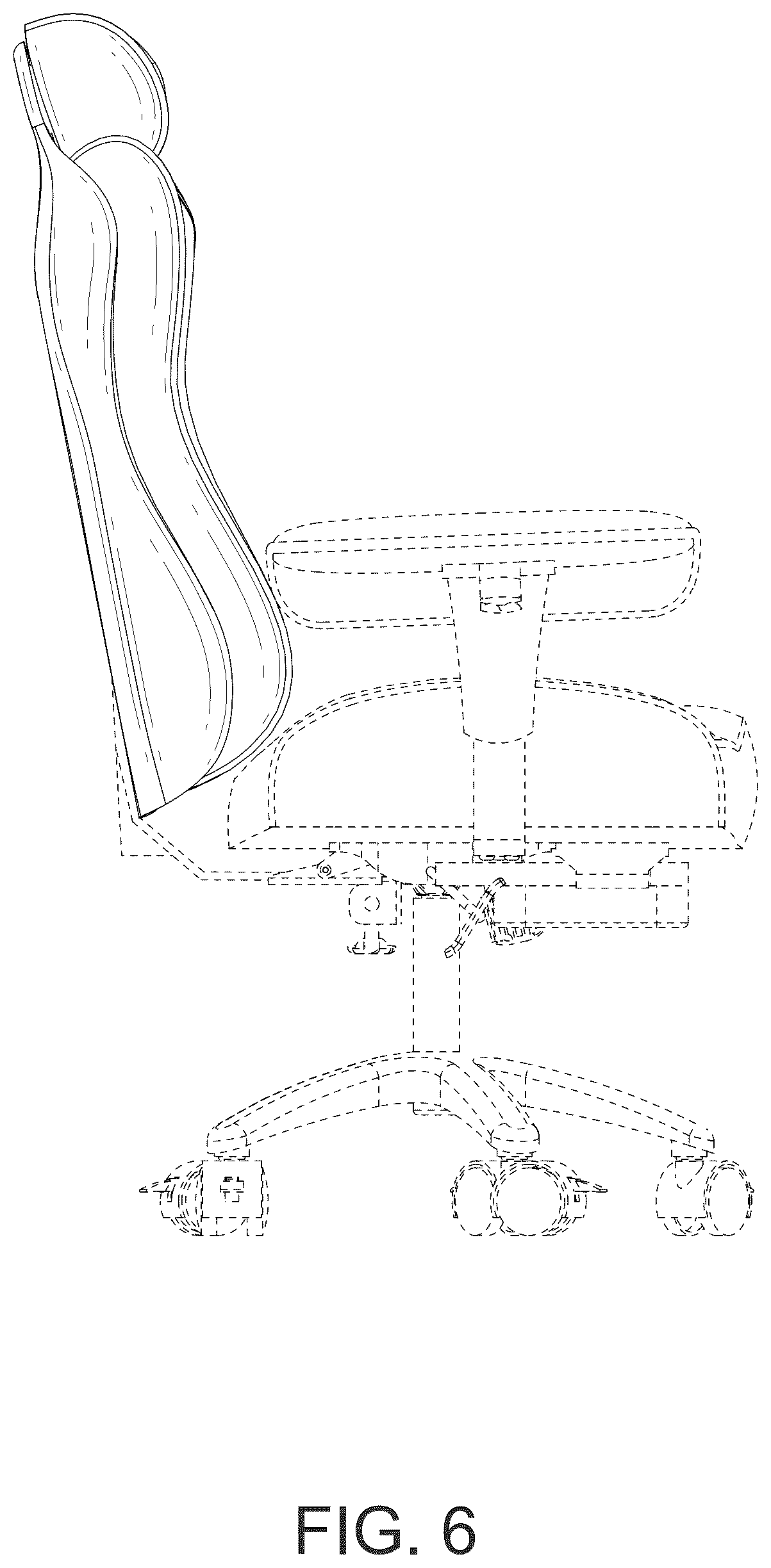 Patent USD1075389 Figure 6 – Office chair