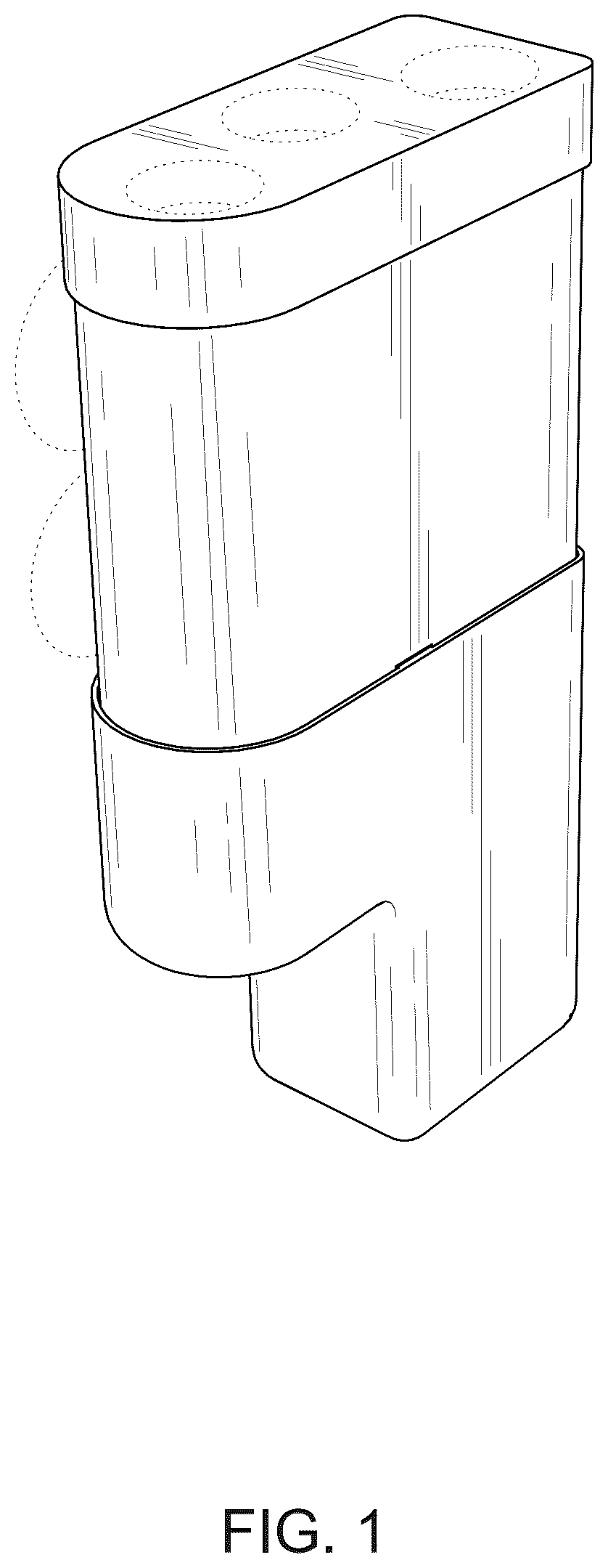 Patent USD1075391 Figure 1 – Liquid and cup dispenser
