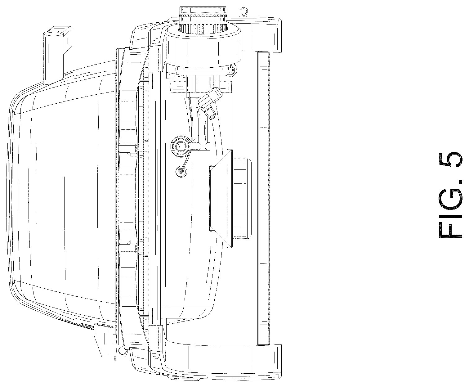 Patent USD1075392 Figure 5 – Grill