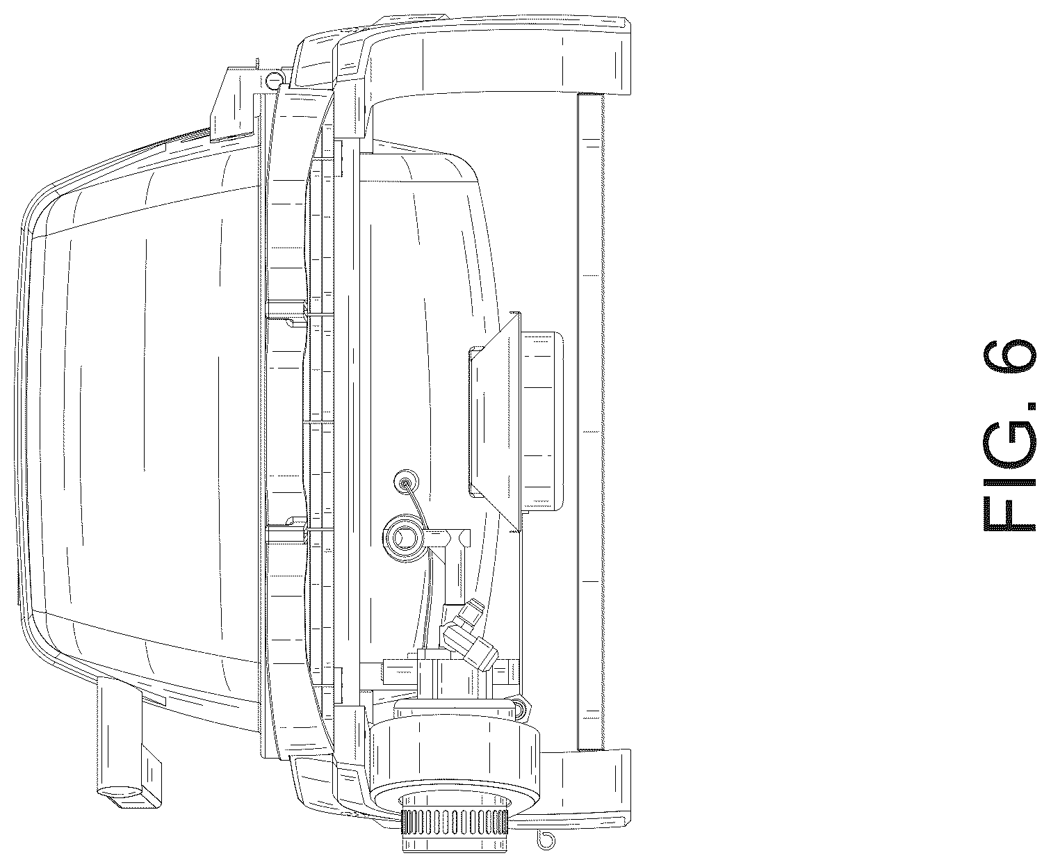 Patent USD1075392 Figure 6 – Grill
