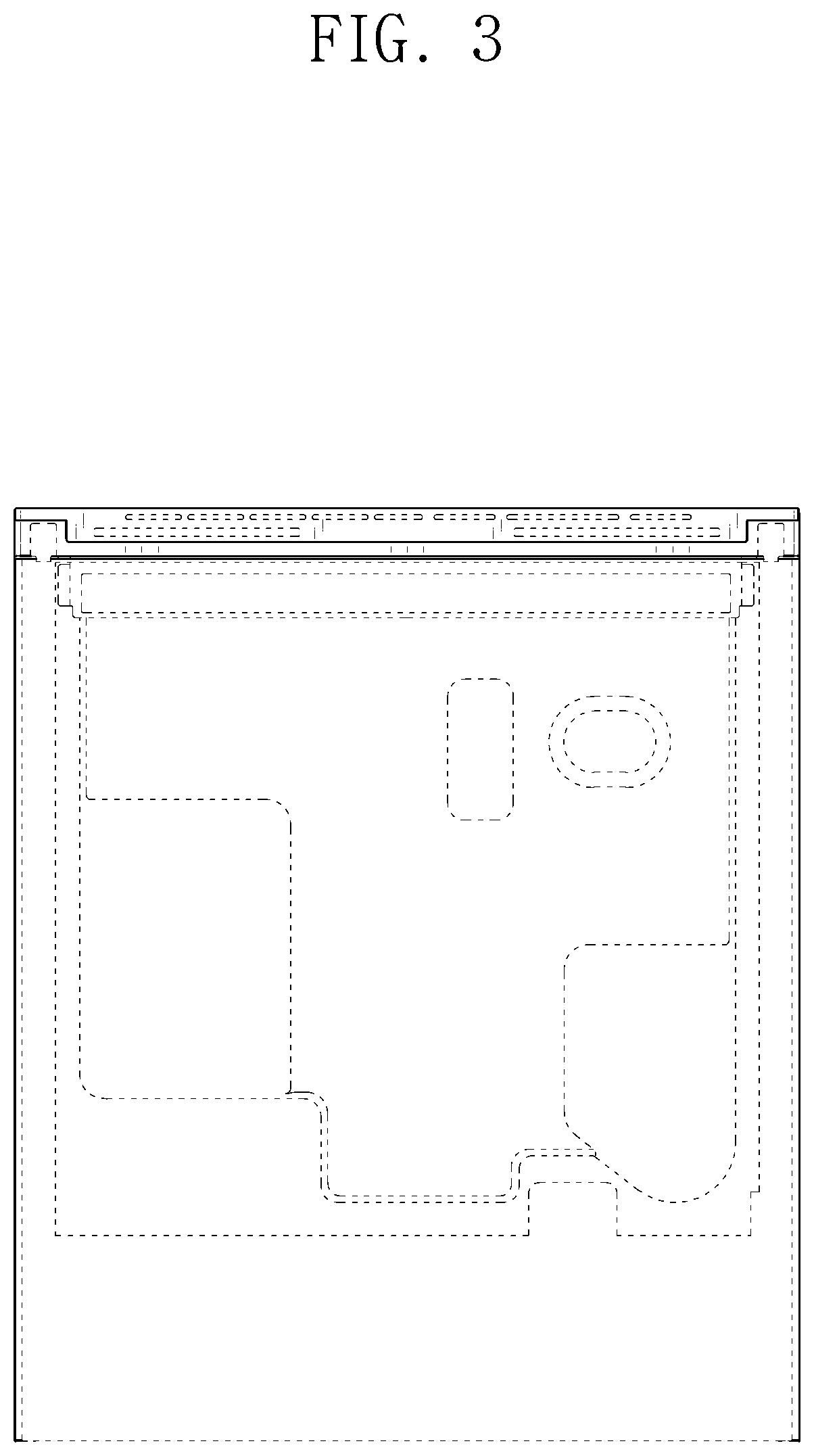 Patent USD1075393 Figure 3 – Induction range with oven