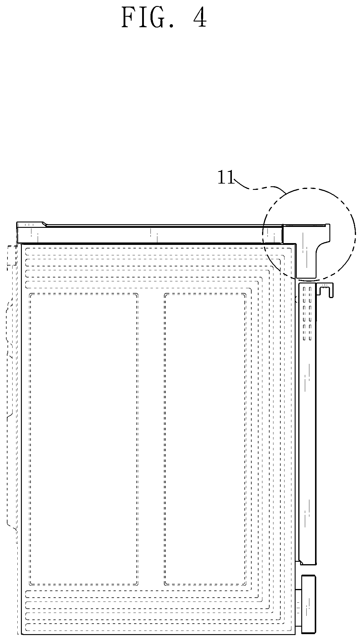Patent USD1075393 Figure 4 – Induction range with oven