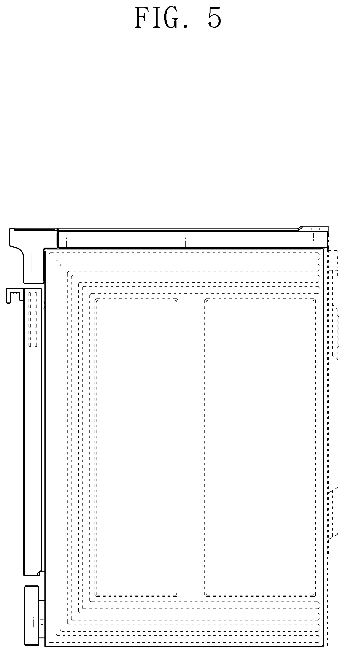 Patent USD1075393 Figure 5 – Induction range with oven