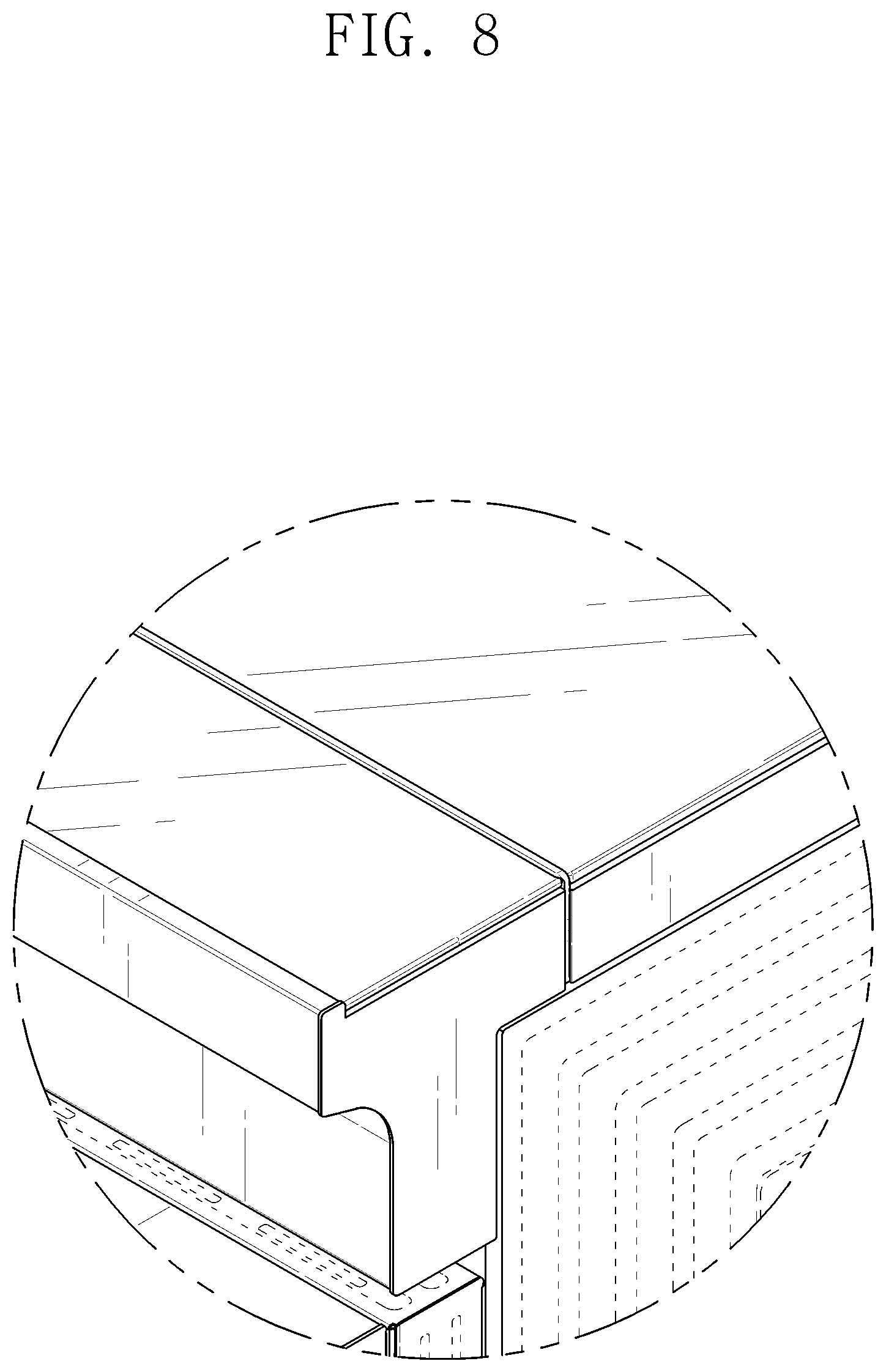 Patent USD1075393 Figure 8 – Induction range with oven