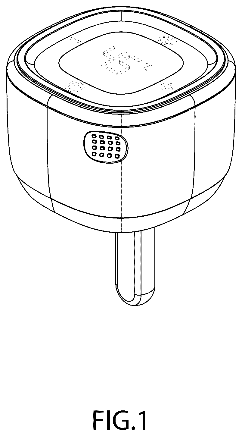 Patent USD1075395 Figure 1 – Portable warming apparatus