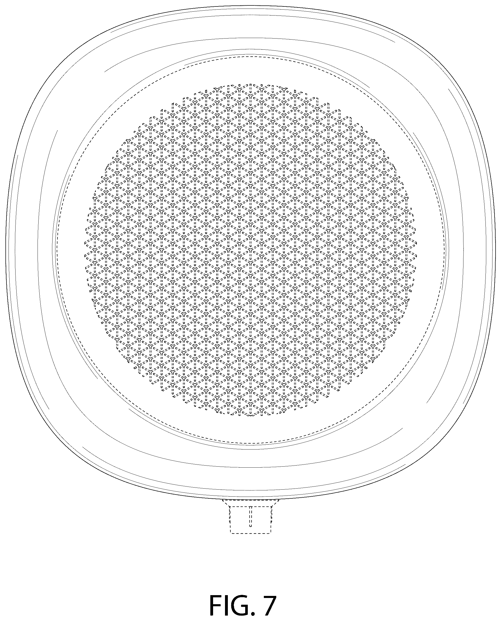 Patent USD1075396 Figure 7 – Electric cooktop