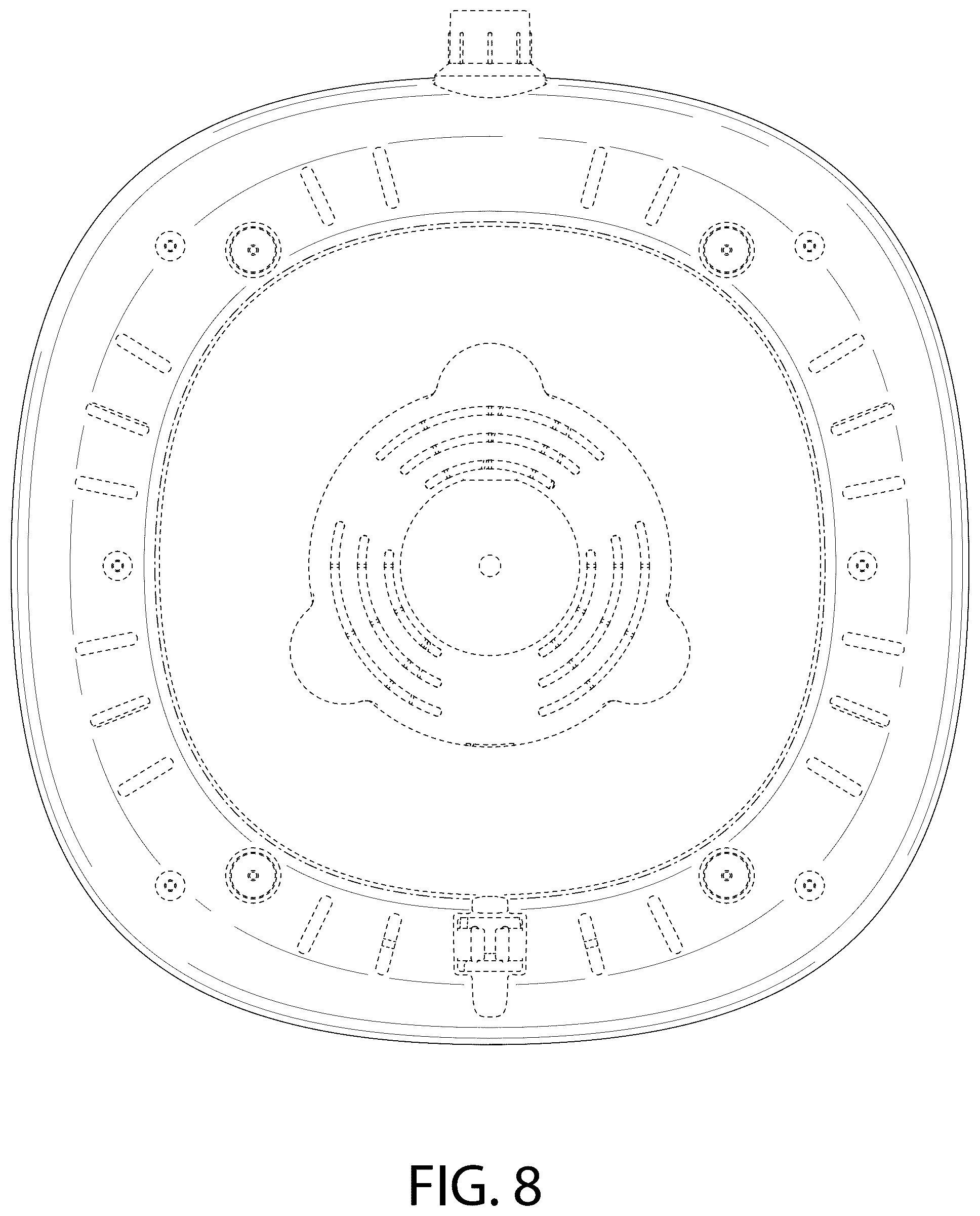 Patent USD1075396 Figure 8 – Electric cooktop