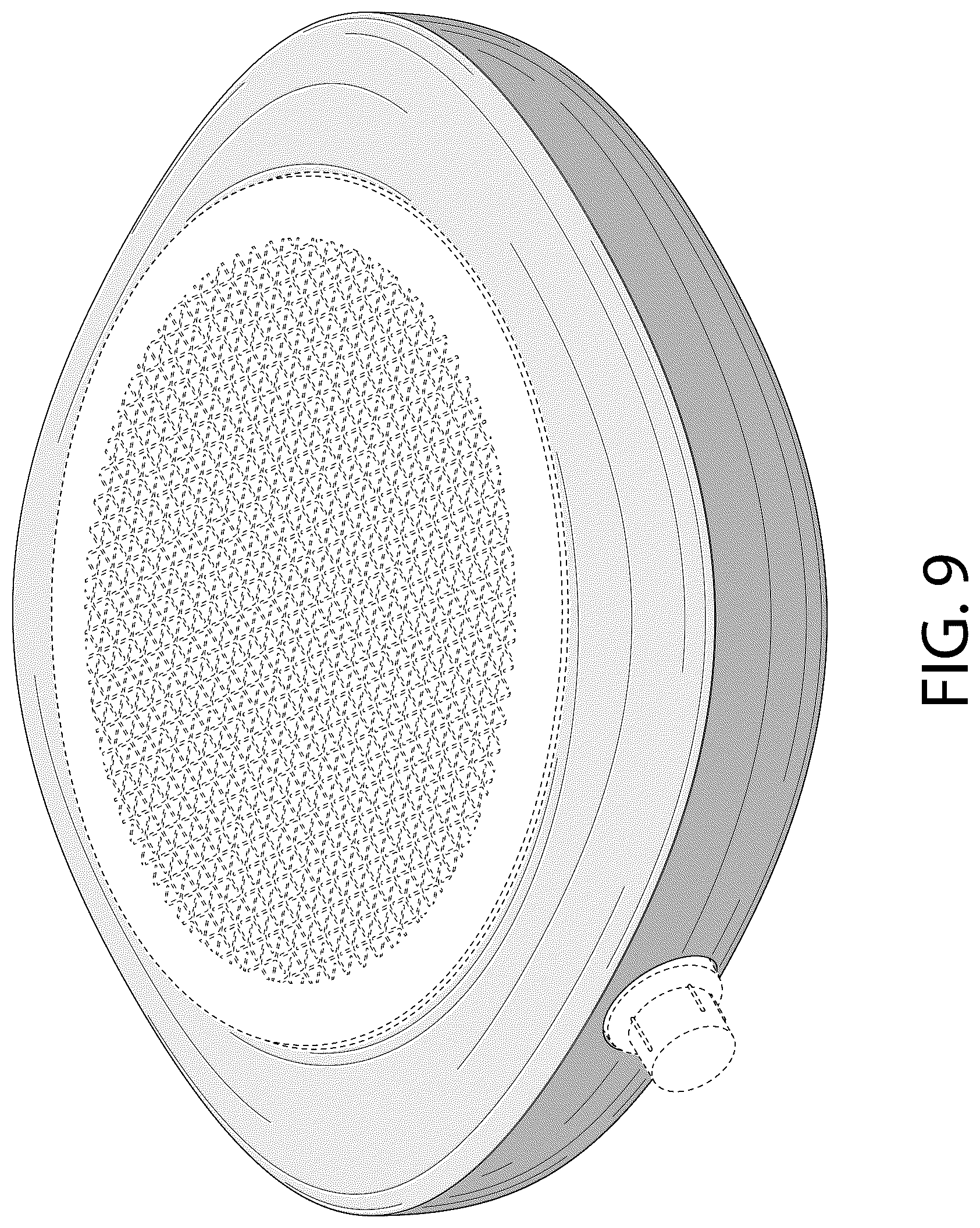 Patent USD1075396 Figure 9 – Electric cooktop
