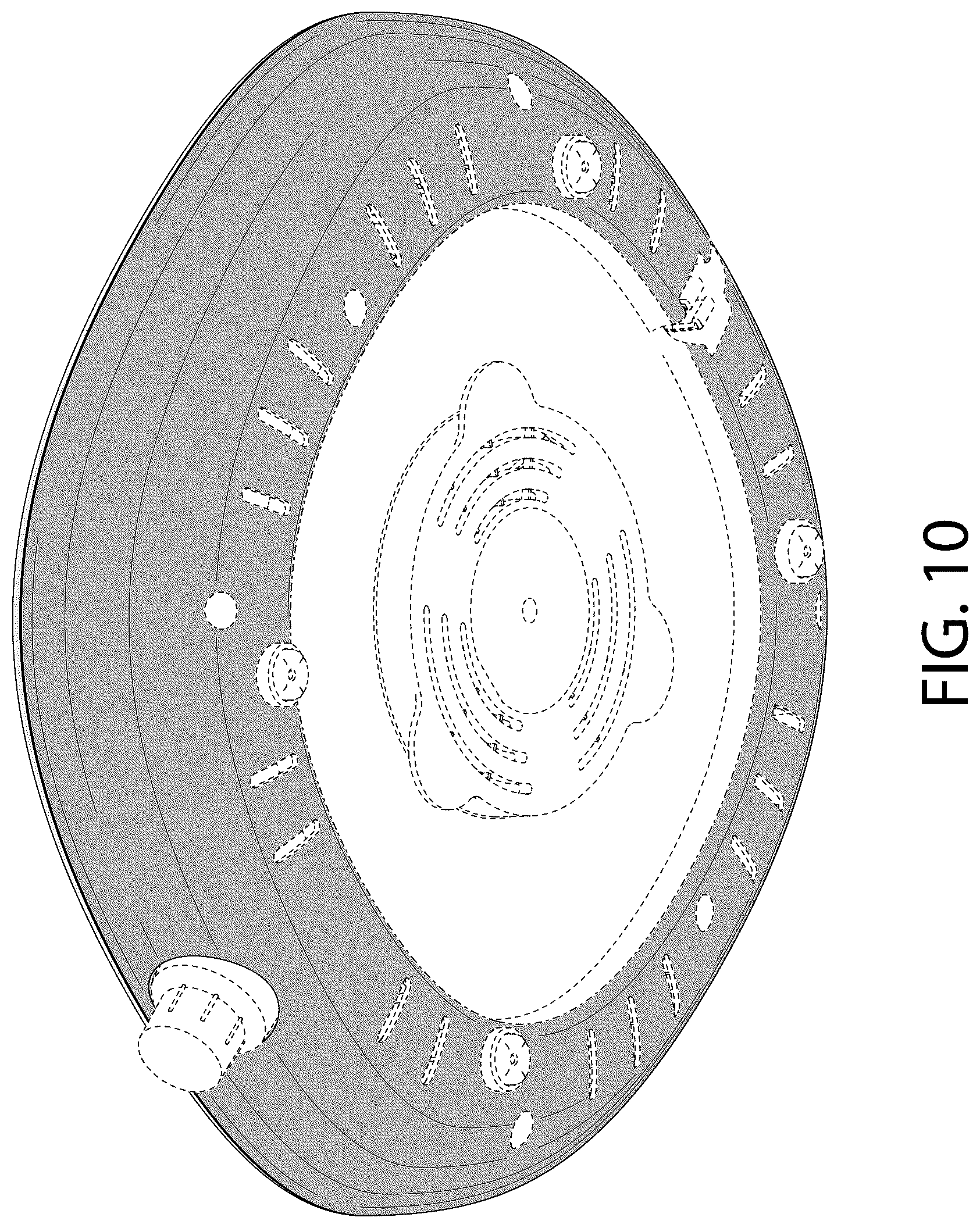 Patent USD1075396 Figure 10 – Electric cooktop