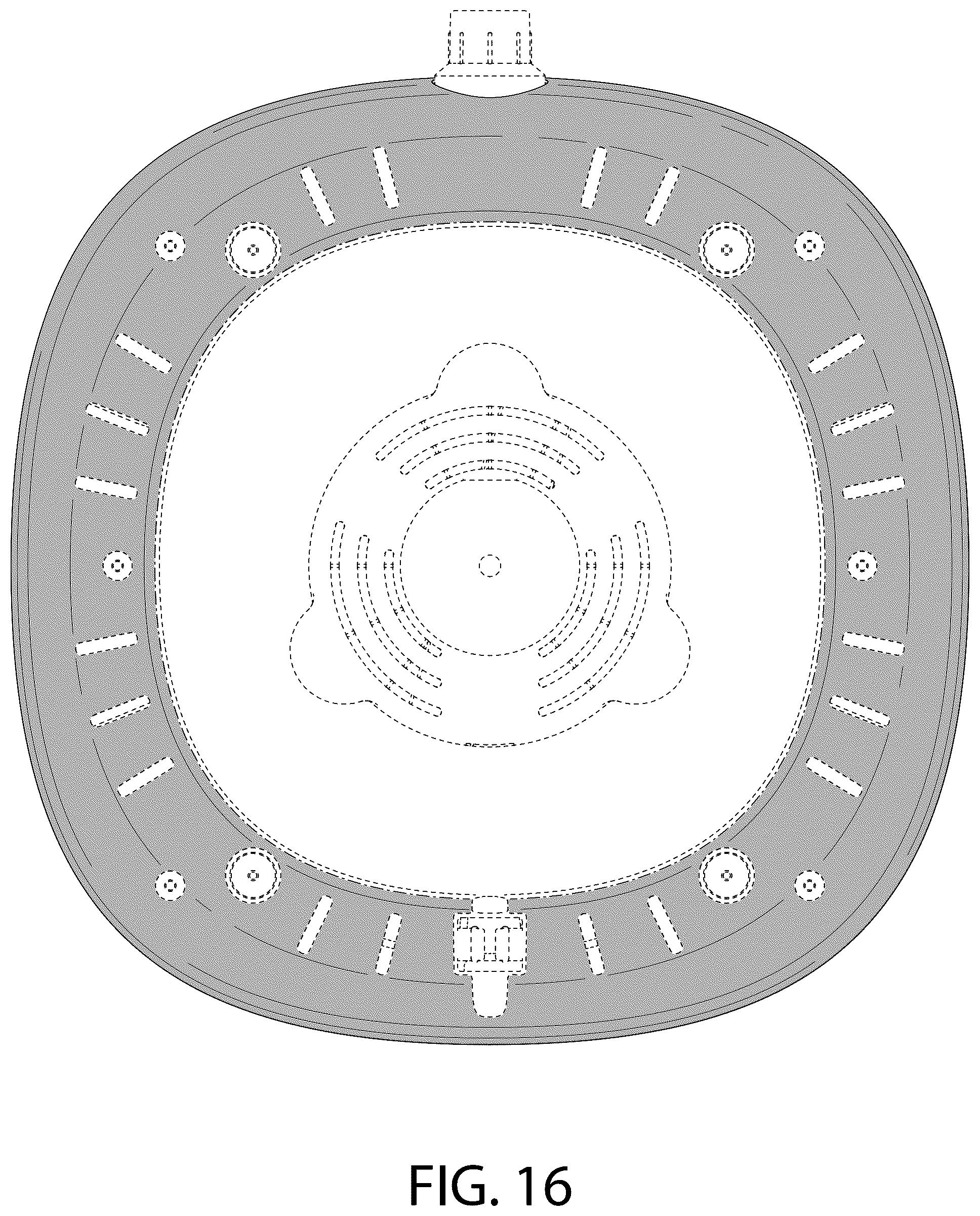 Patent USD1075396 Figure 16 – Electric cooktop
