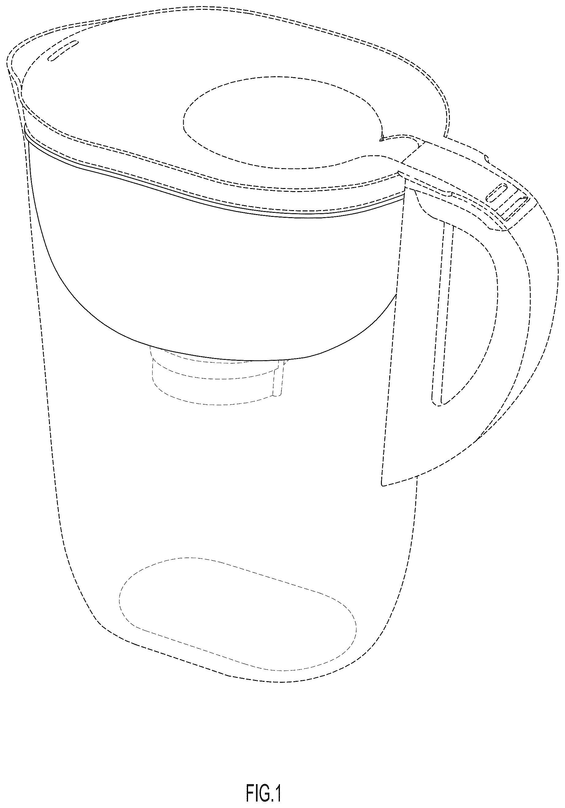 Patent USD1075403 Figure 1 – Water pitcher