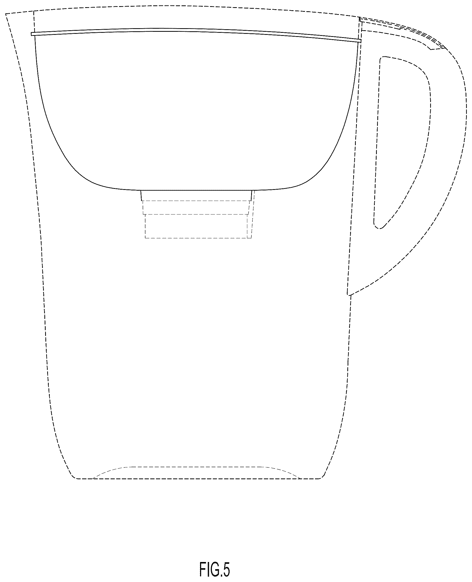 Patent USD1075403 Figure 5 – Water pitcher