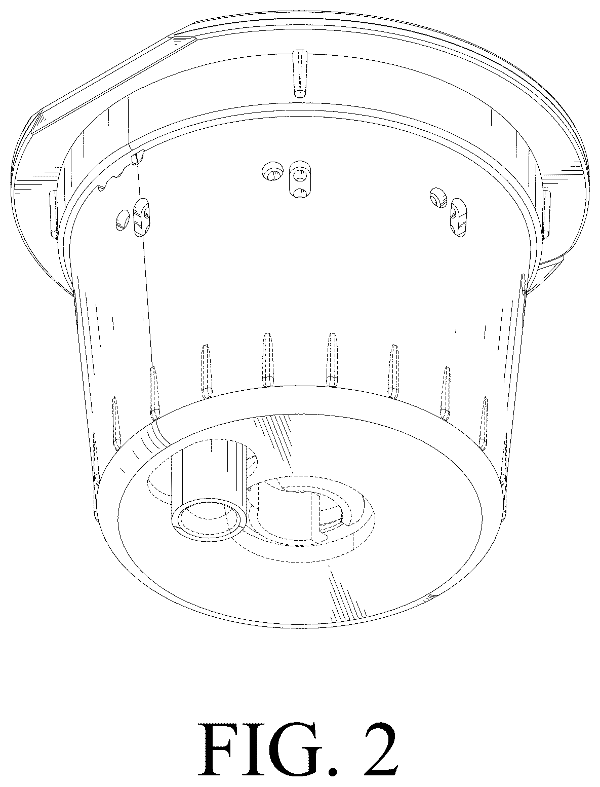 Patent USD1075404 Figure 2 – Cleaning cup for coffee machine