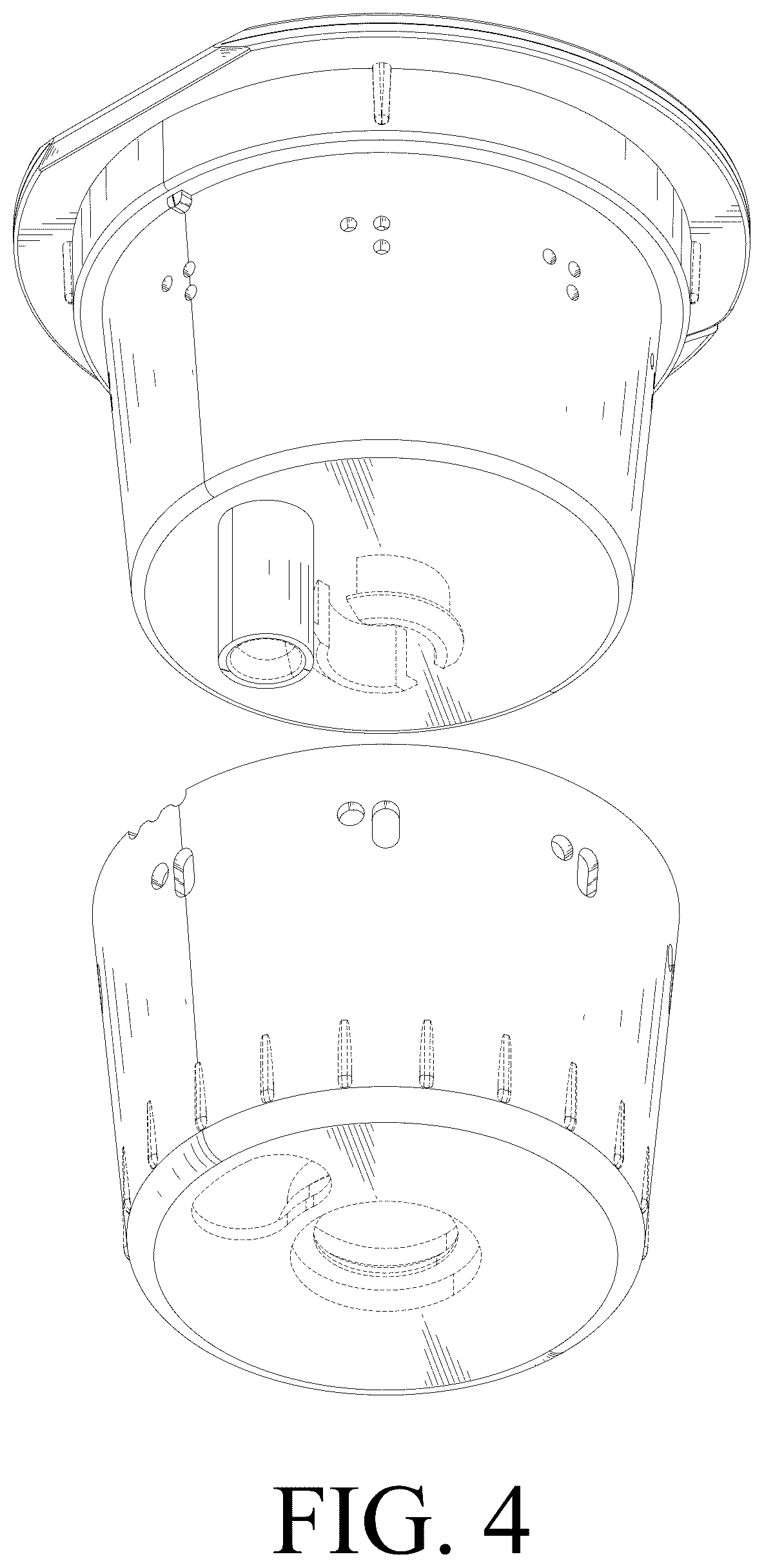 Patent USD1075404 Figure 4 – Cleaning cup for coffee machine