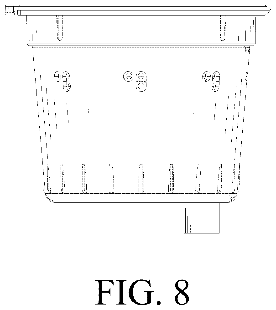 Patent USD1075404 Figure 8 – Cleaning cup for coffee machine