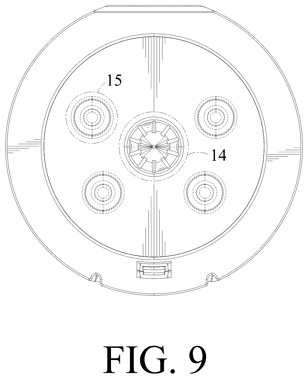 Patent USD1075404 Figure 9 – Cleaning cup for coffee machine