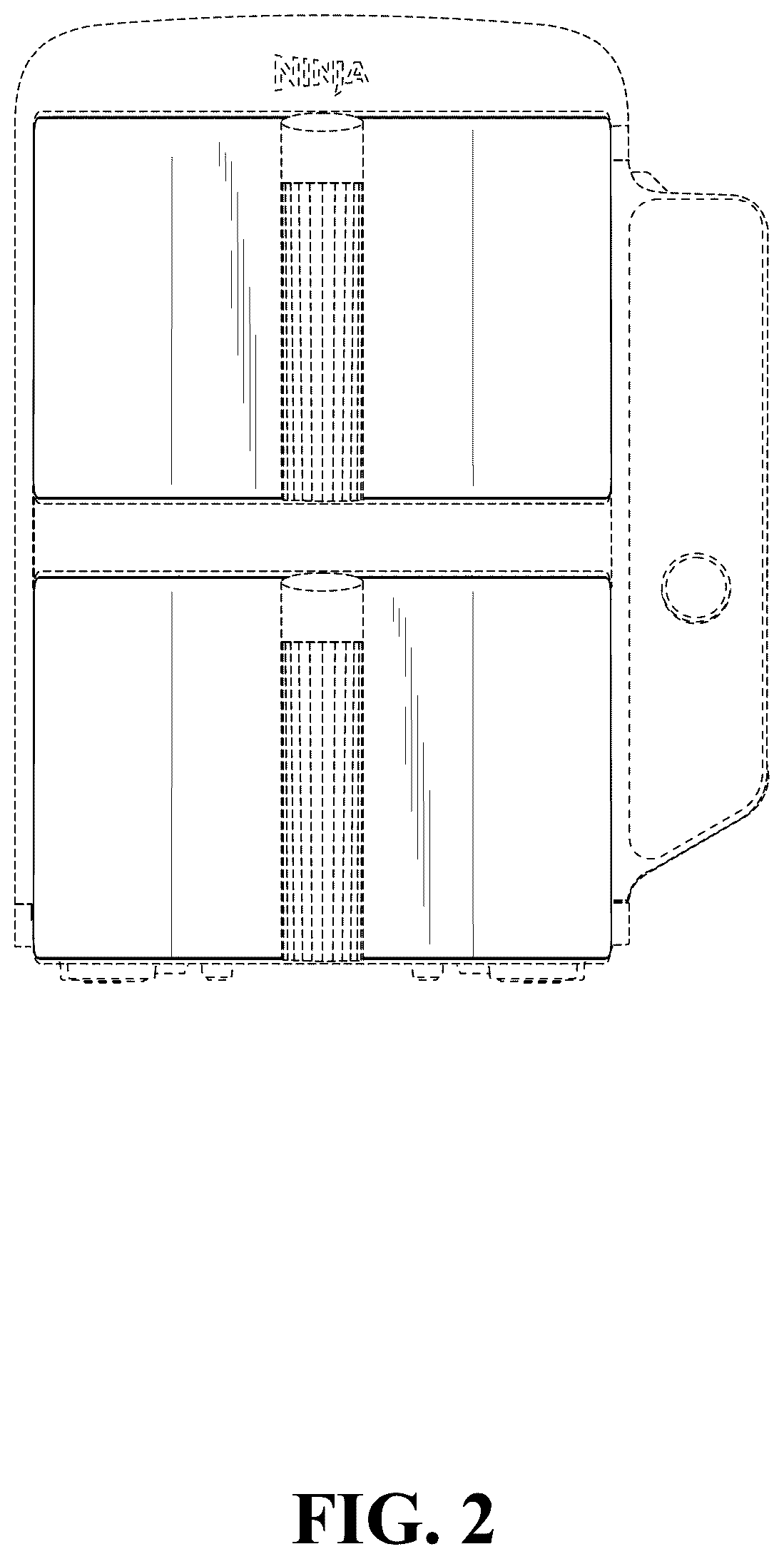 Patent USD1075406 Figure 2 – Stacked air fryer