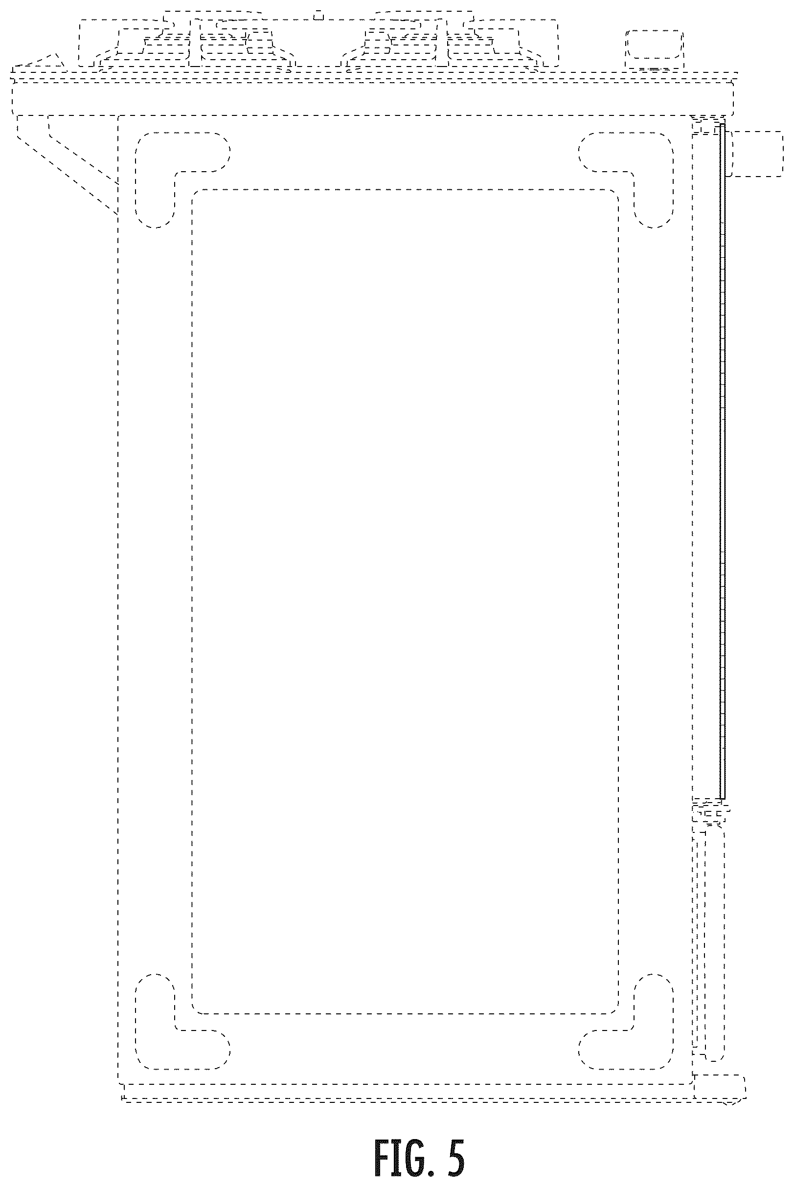 Patent USD1075407 Figure 5 – Cooking appliance