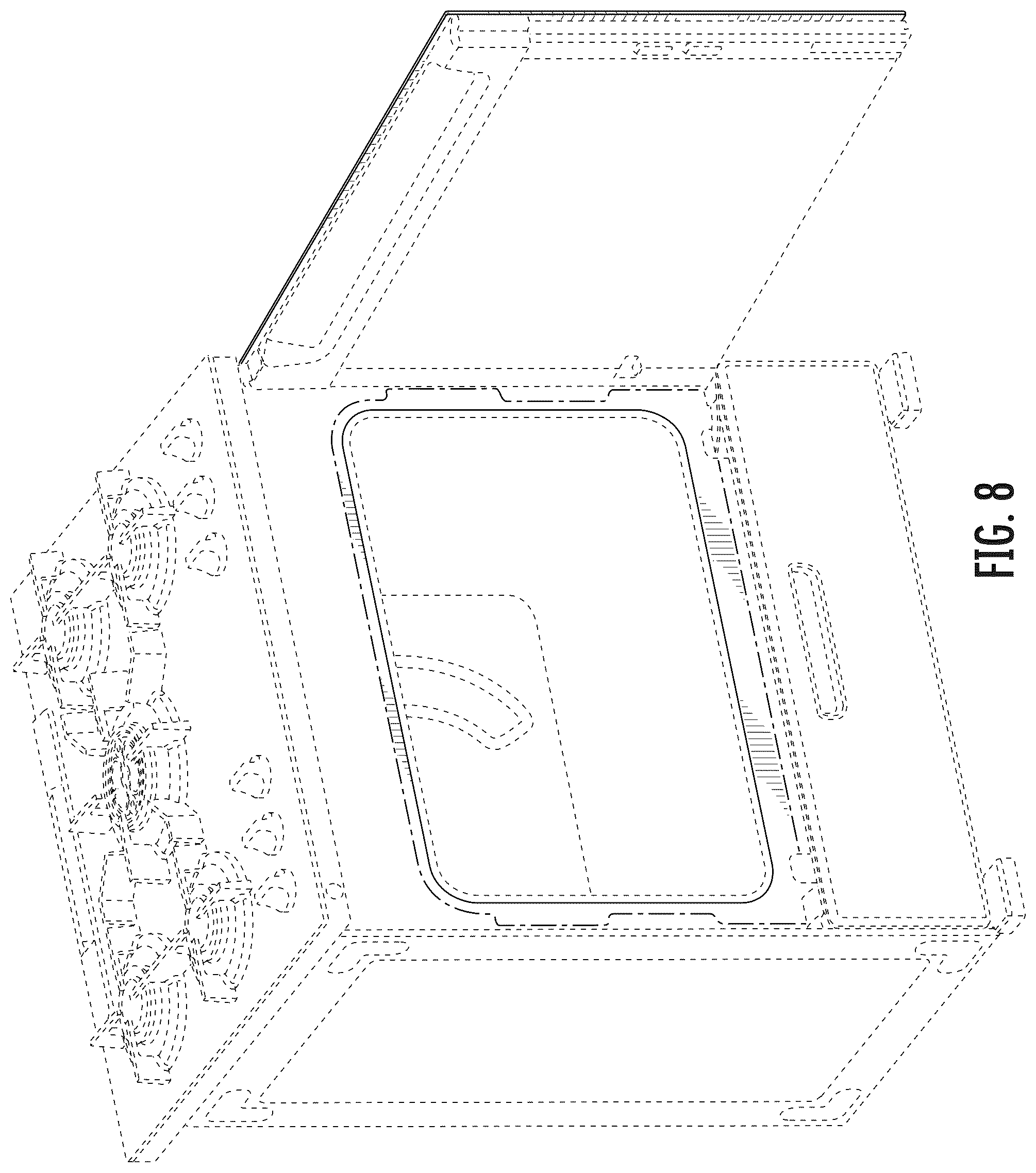 Patent USD1075407 Figure 8 – Cooking appliance