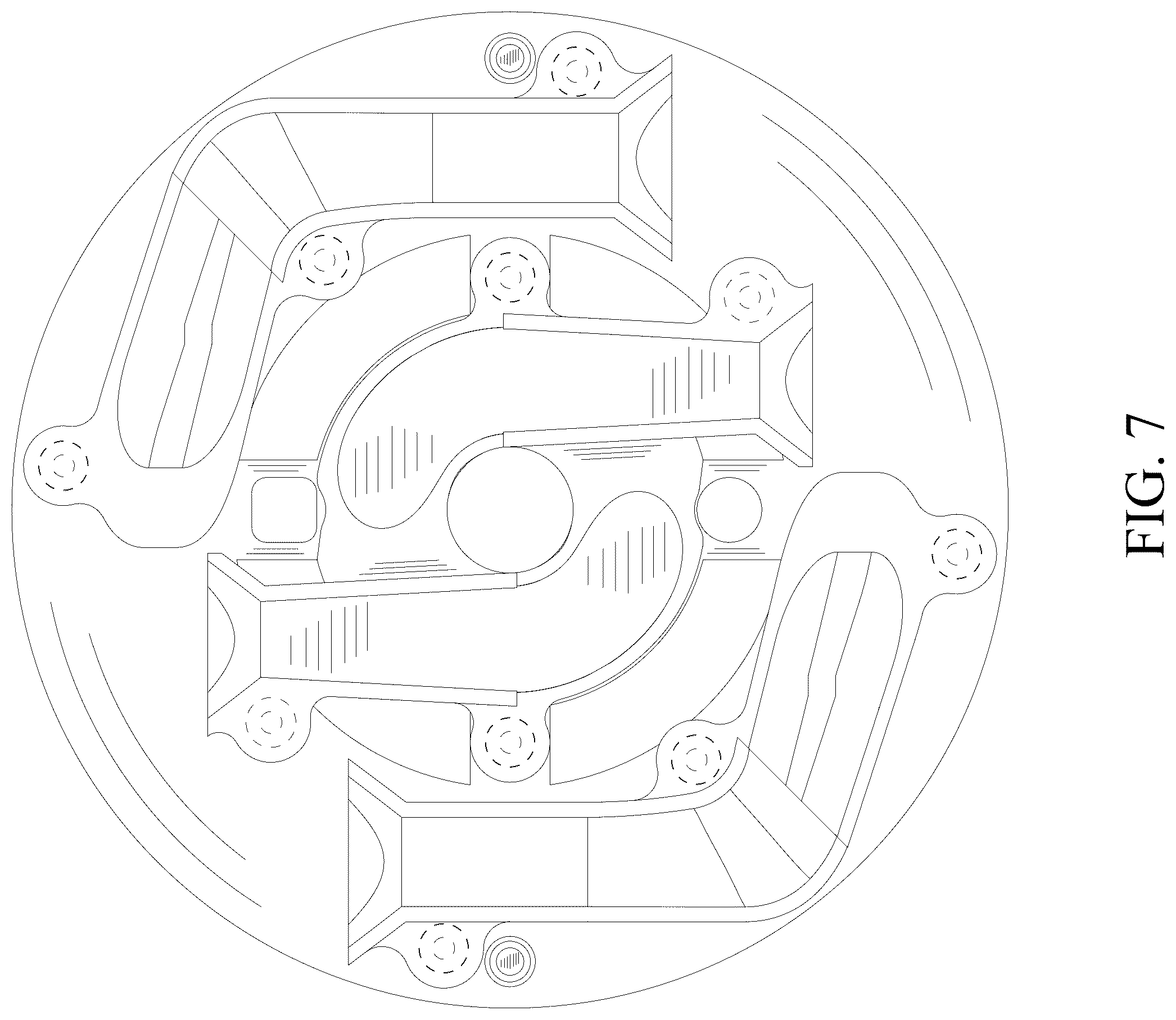 Patent USD1075408 Figure 7 – Gas burner