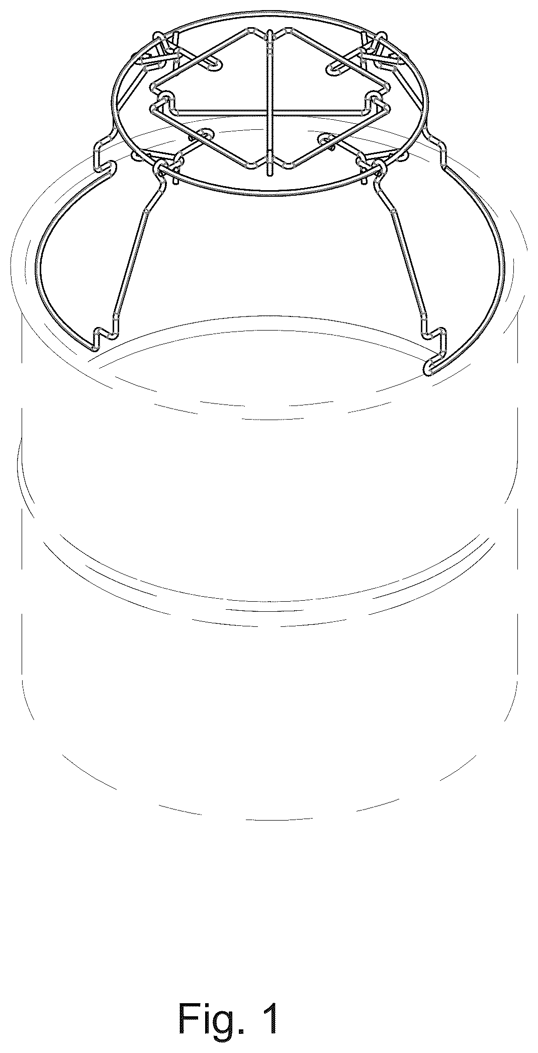 Patent USD1075409 Figure 1 – Vertical hanger system