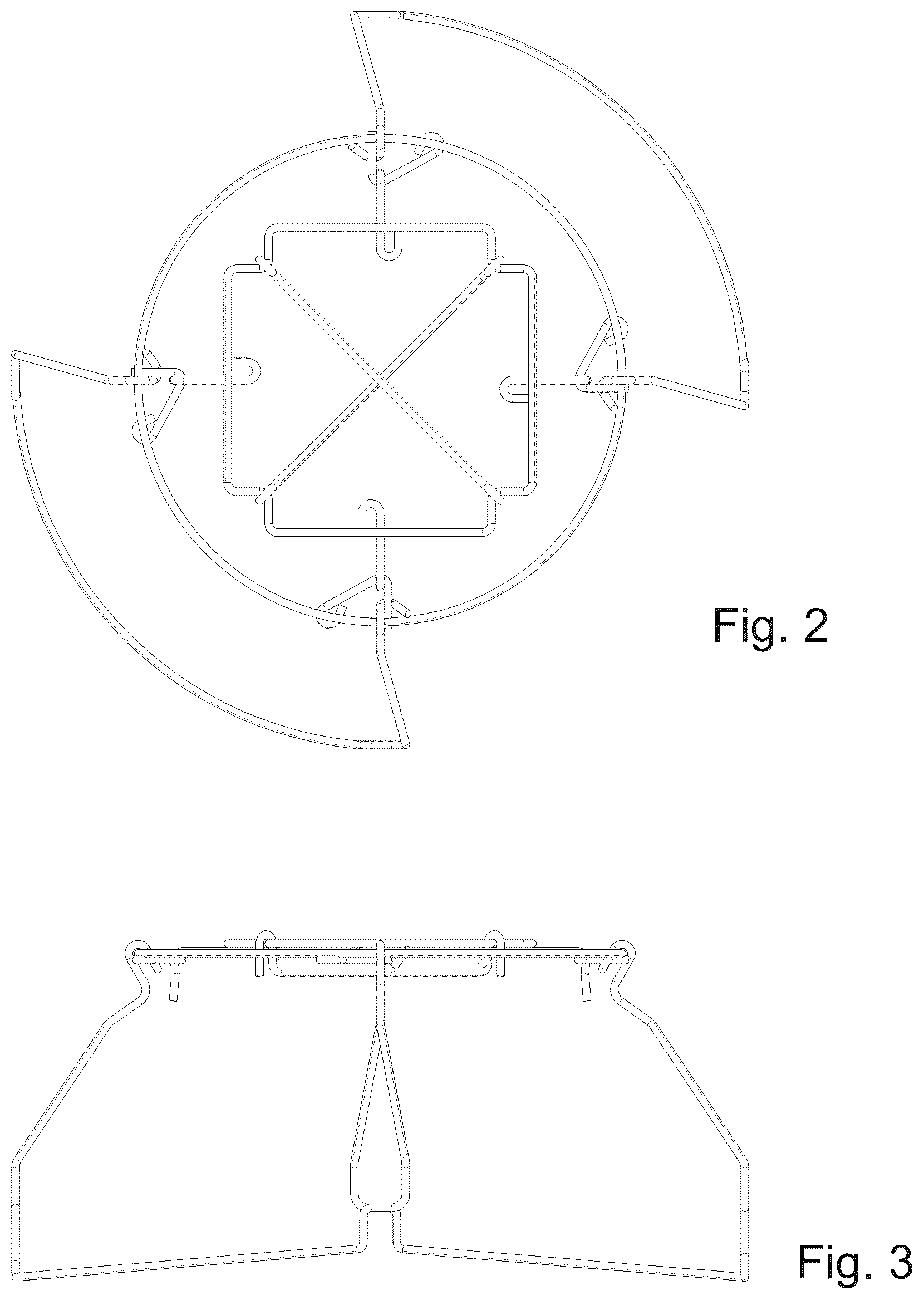 Patent USD1075409 Figure 2 – Vertical hanger system