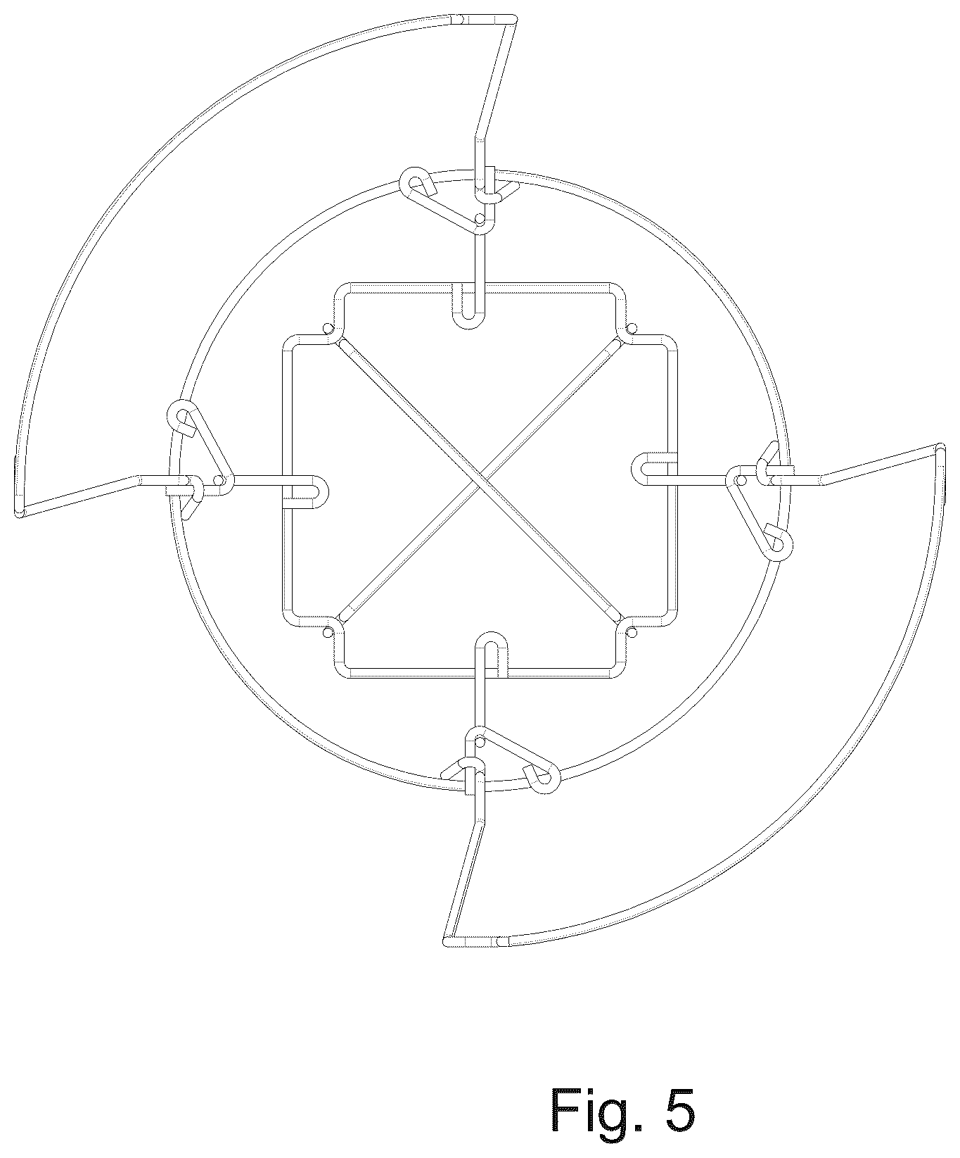Patent USD1075409 Figure 4 – Vertical hanger system