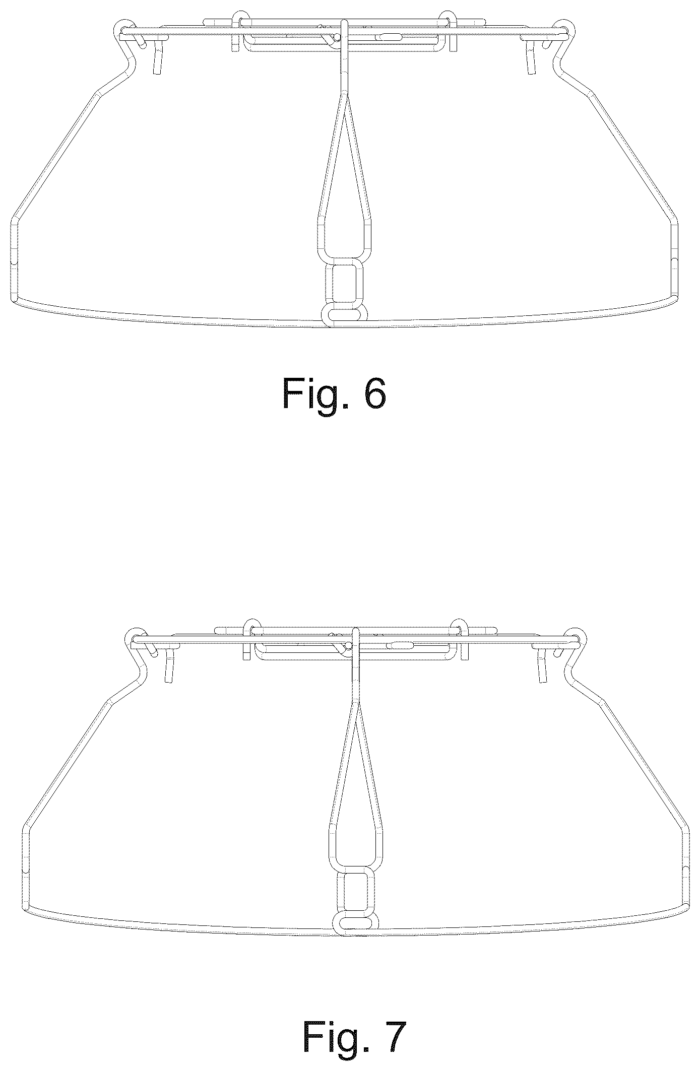 Patent USD1075409 Figure 5 – Vertical hanger system