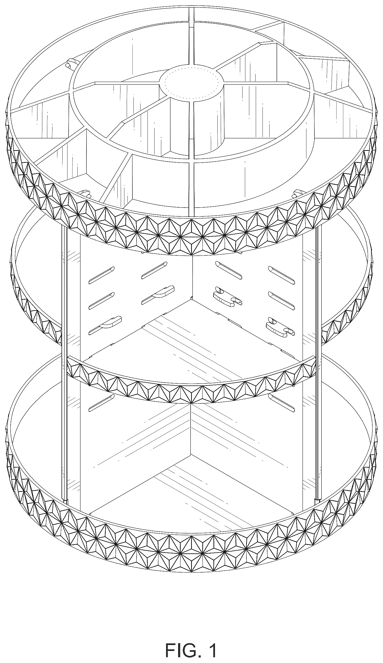 Patent USD1075410 Figure 1 – Kitchen rack
