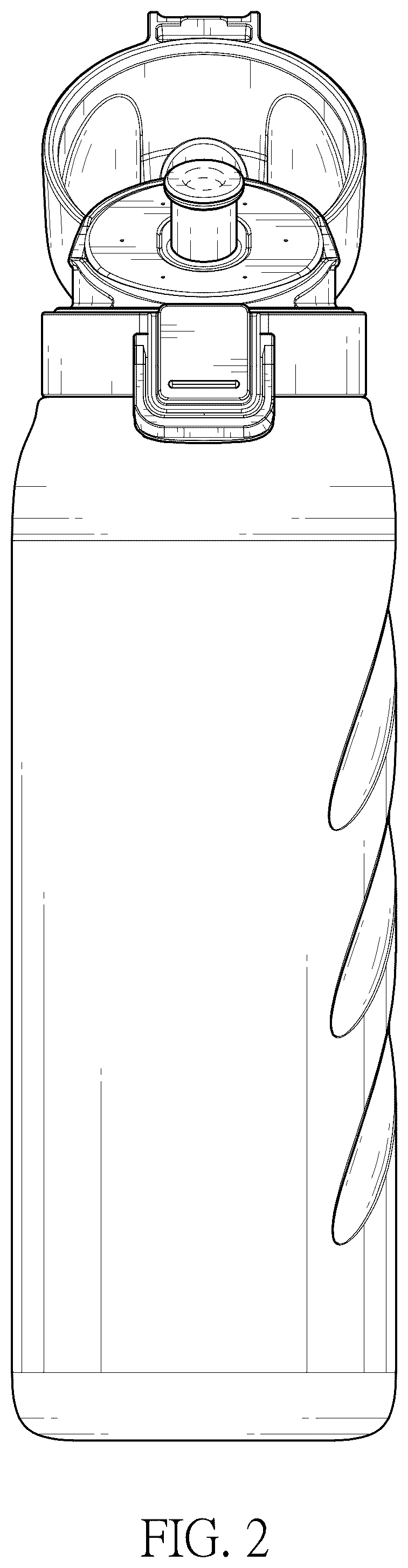 Patent USD1075413 Figure 2 – Water bottle with scented lid
