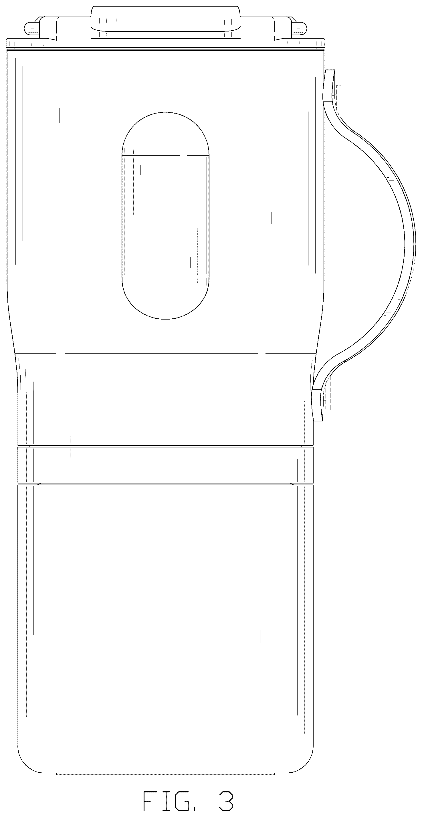 Patent USD1075414 Figure 3 – Bottle