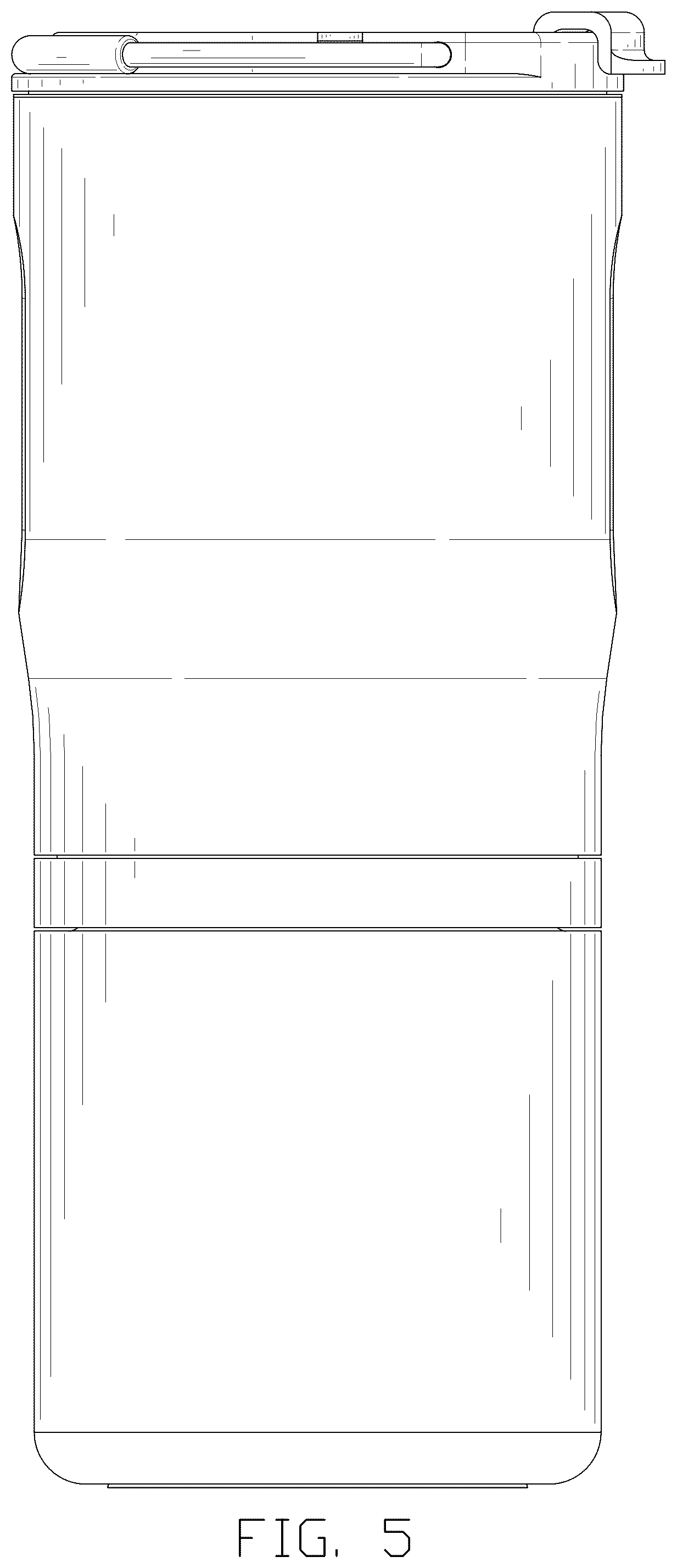 Patent USD1075414 Figure 5 – Bottle