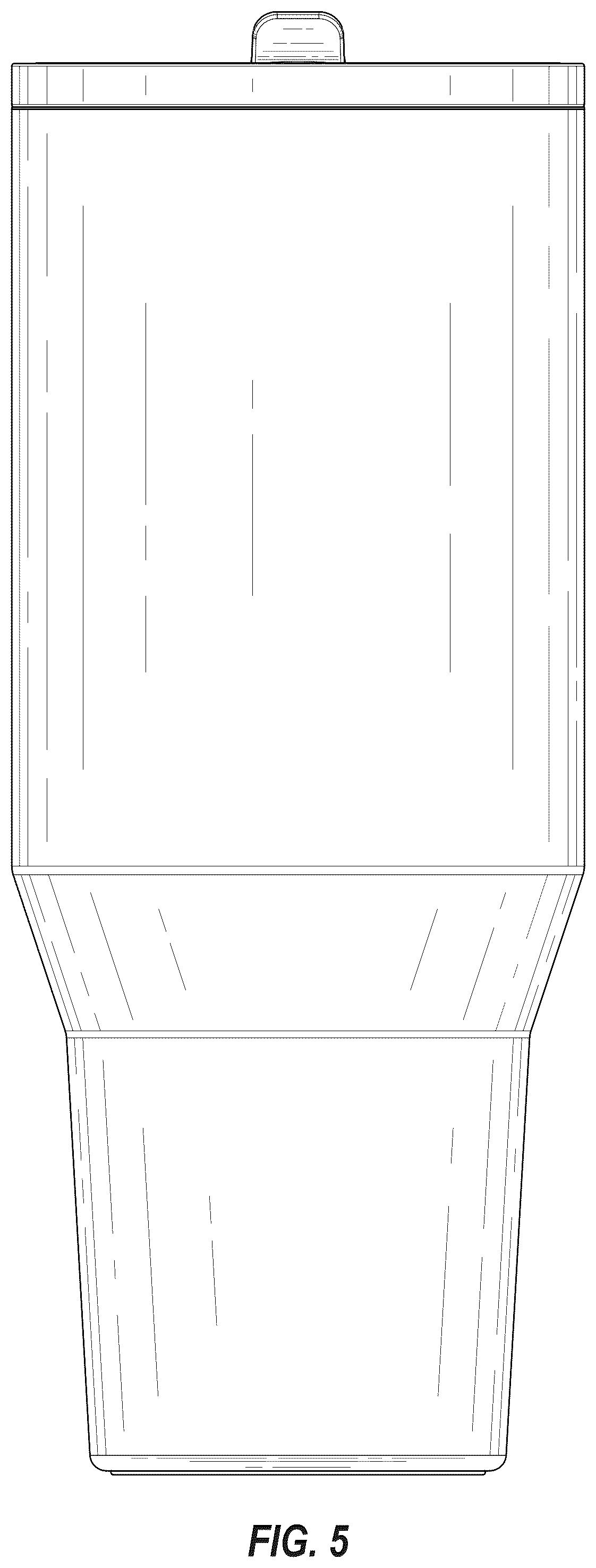 Patent USD1075418 Figure 5 – Container