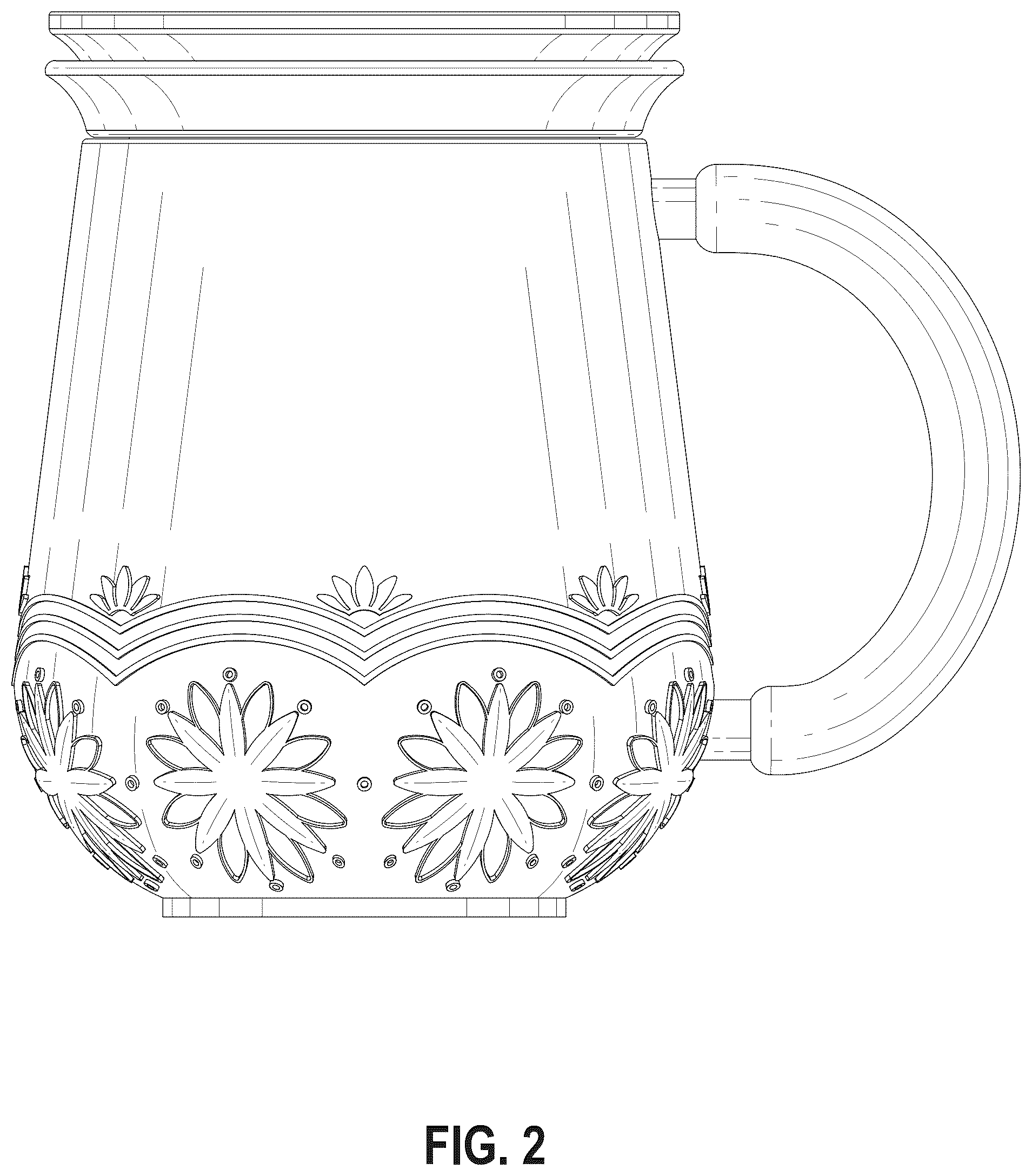 Patent USD1075419 Figure 2 – Cup