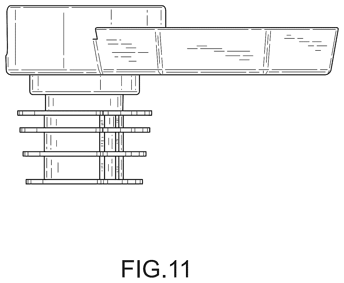 Patent USD1075420 Figure 11 – Tray for food and drink