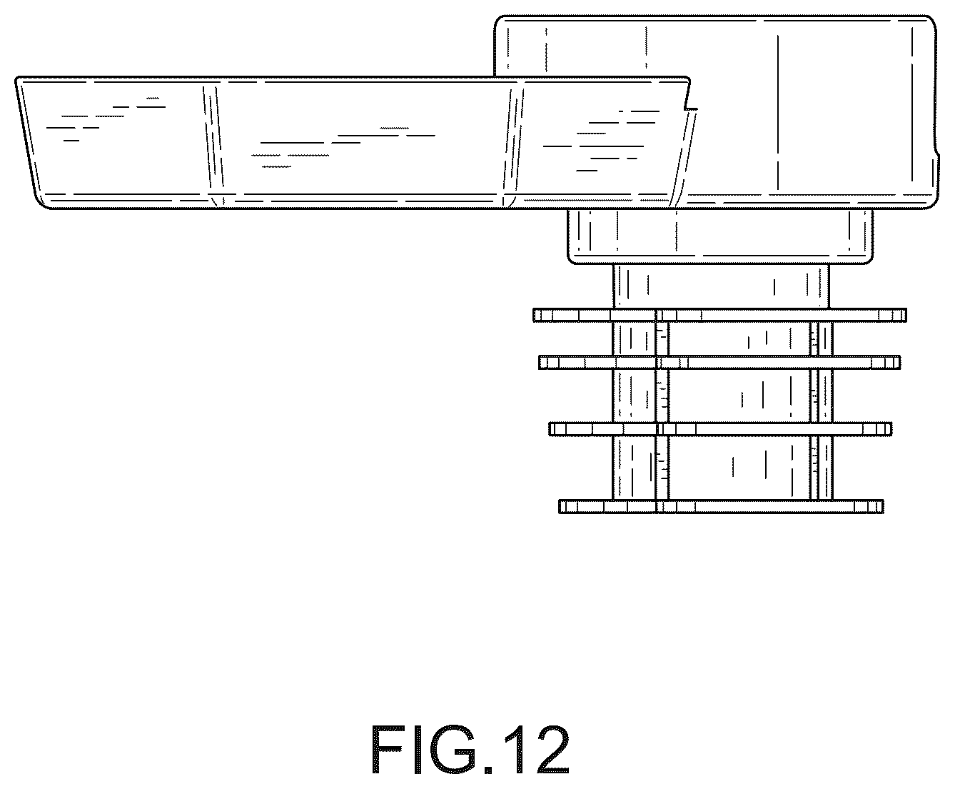 Patent USD1075420 Figure 12 – Tray for food and drink