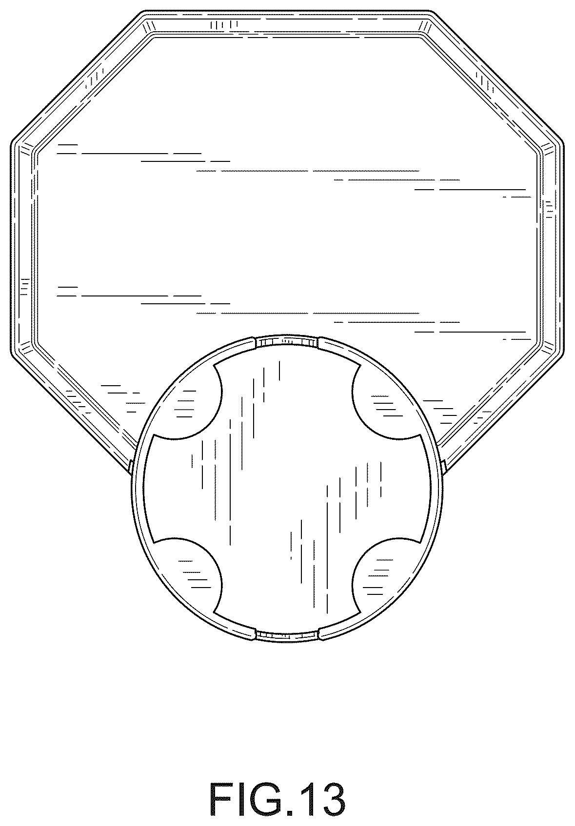Patent USD1075420 Figure 13 – Tray for food and drink