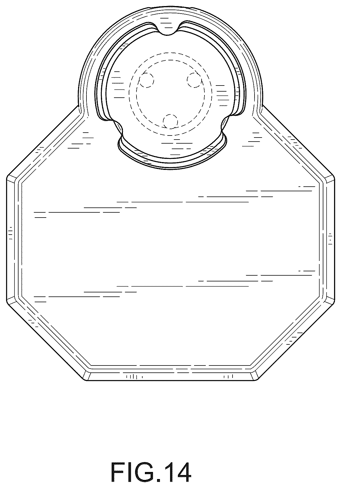 Patent USD1075420 Figure 14 – Tray for food and drink