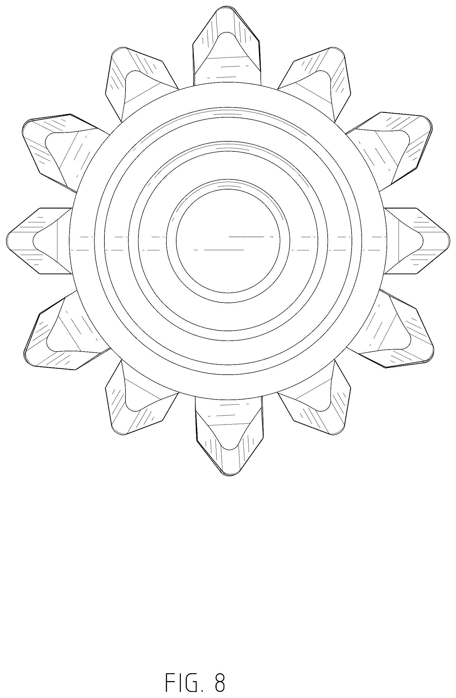 Patent USD1075421 Figure 8 – Combined set of table mats and stand