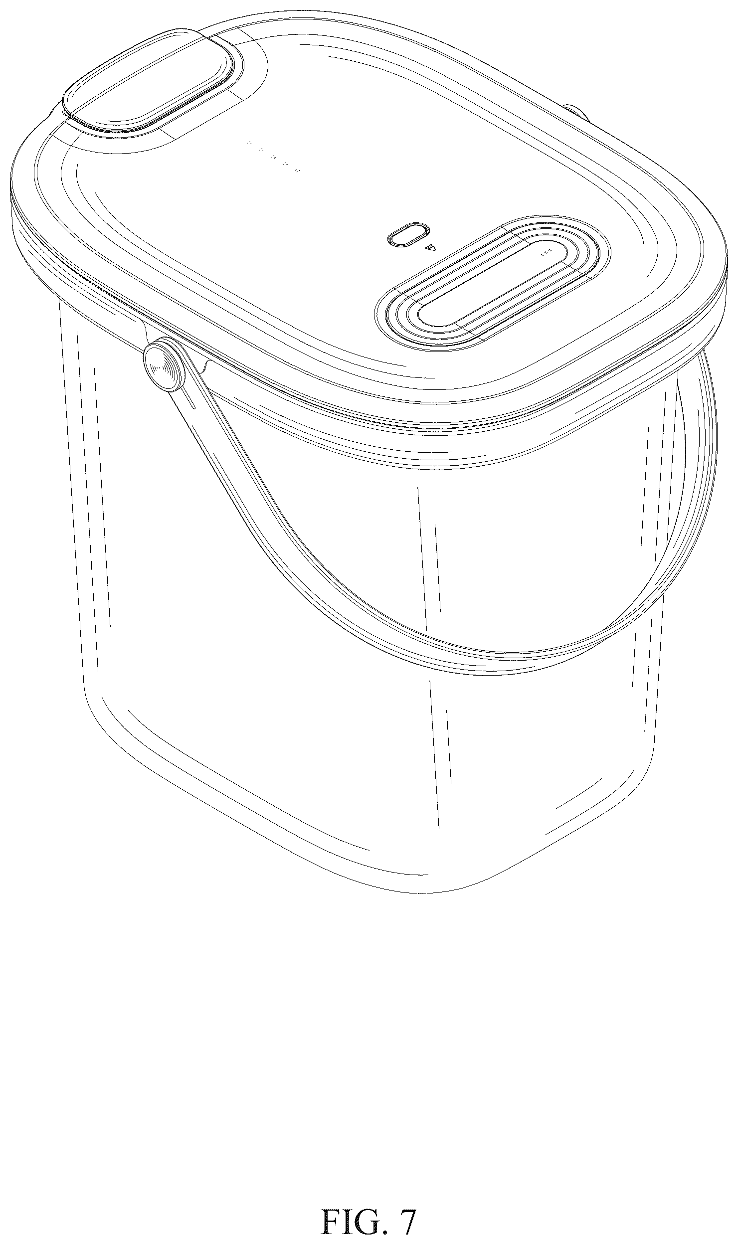 Patent USD1075423 Figure 7 – Vacuum grain storage barrel