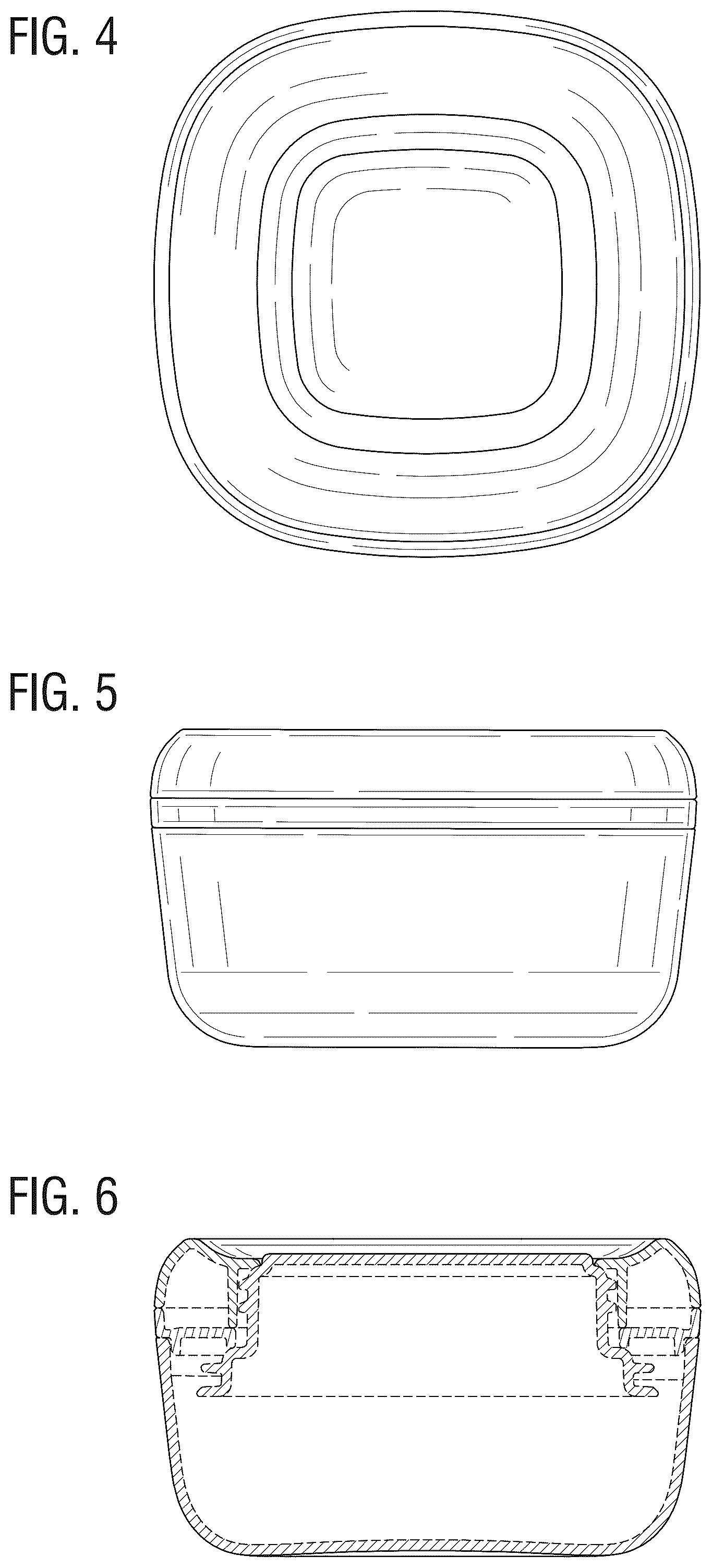 Patent USD1075424 Figure 2 – Container