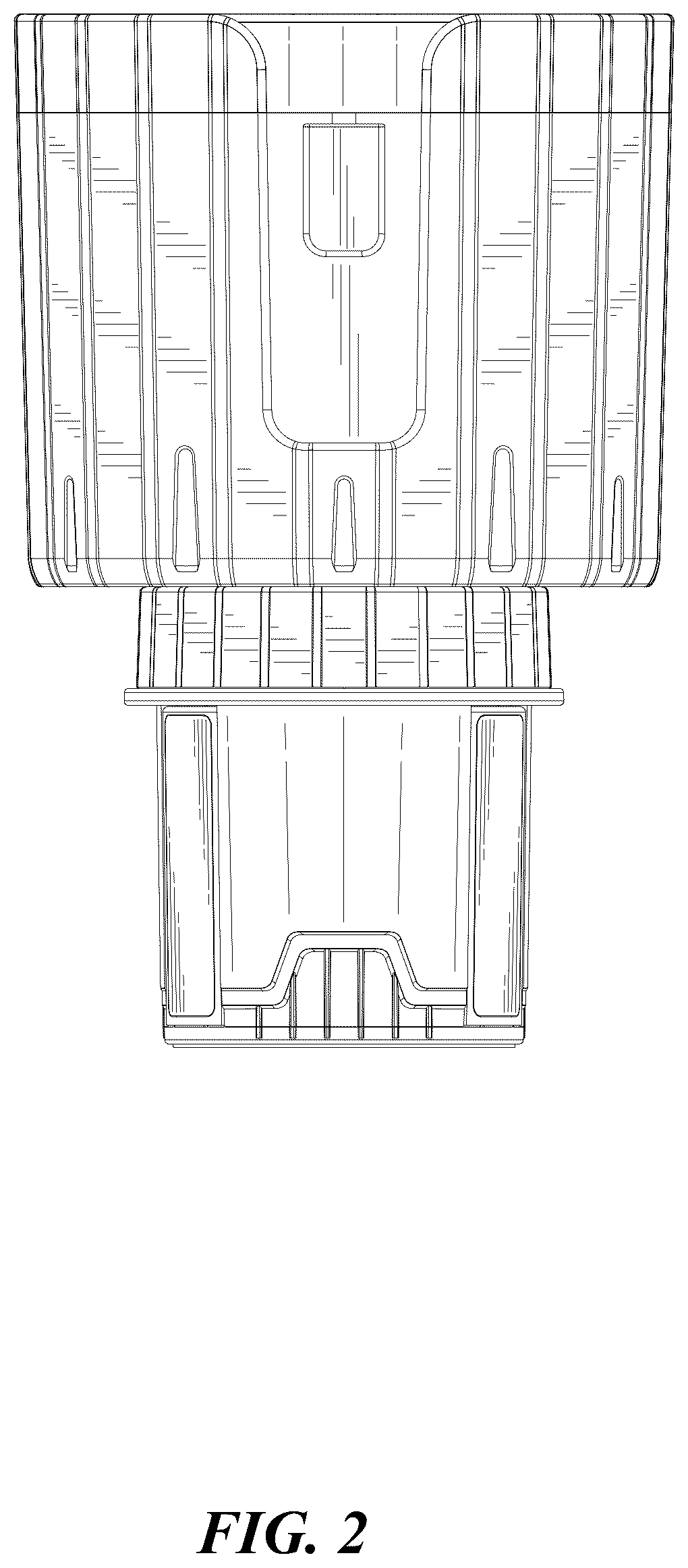 Patent USD1075427 Figure 2 – Cup holder for cars