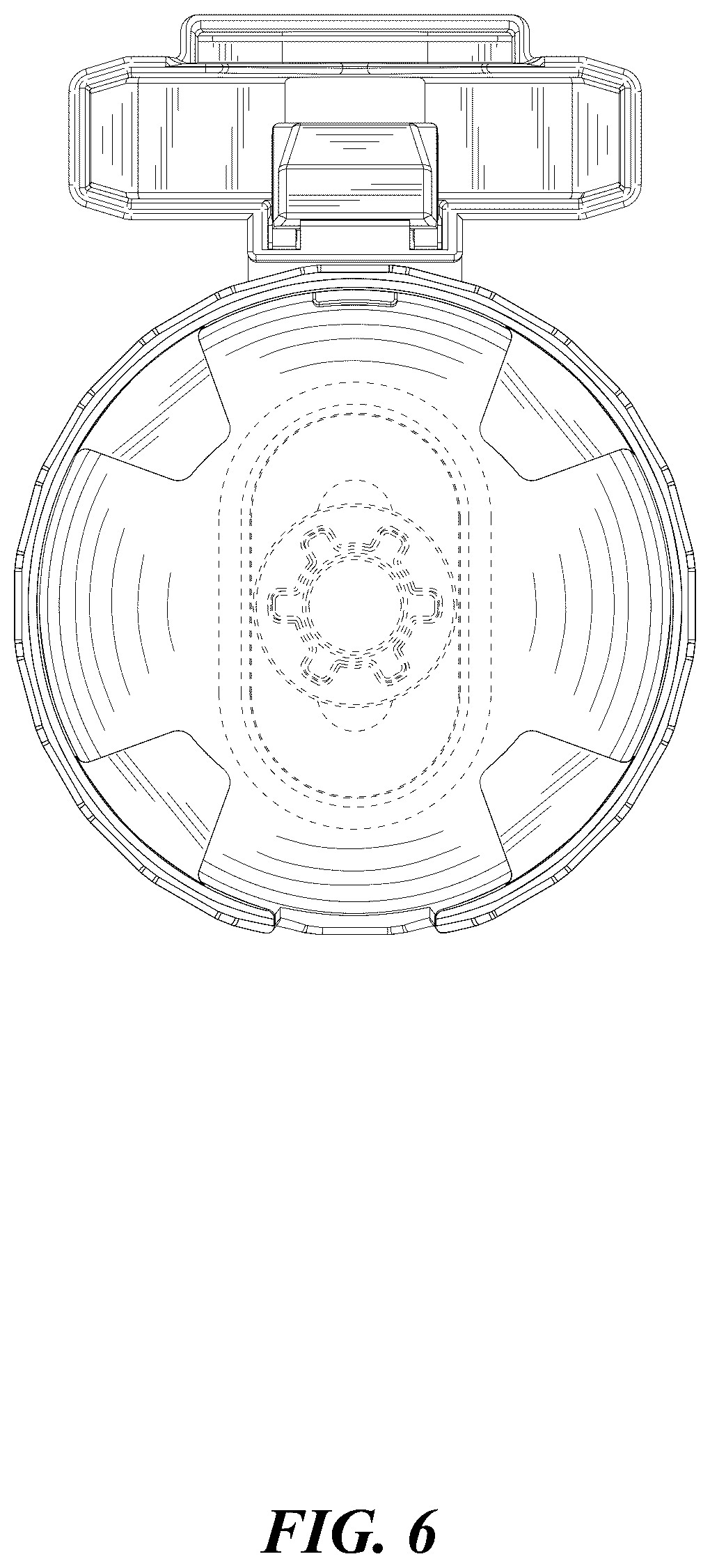 Patent USD1075427 Figure 6 – Cup holder for cars